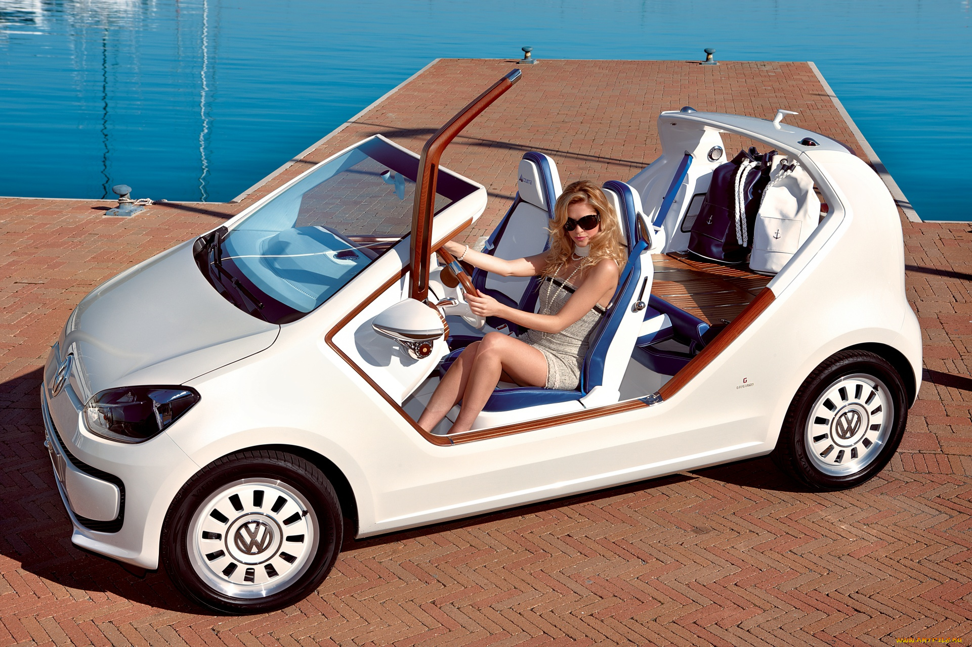 volkswagen, up, azzurra, sailing, team, by, italdesign, автомобили, авто, девушками