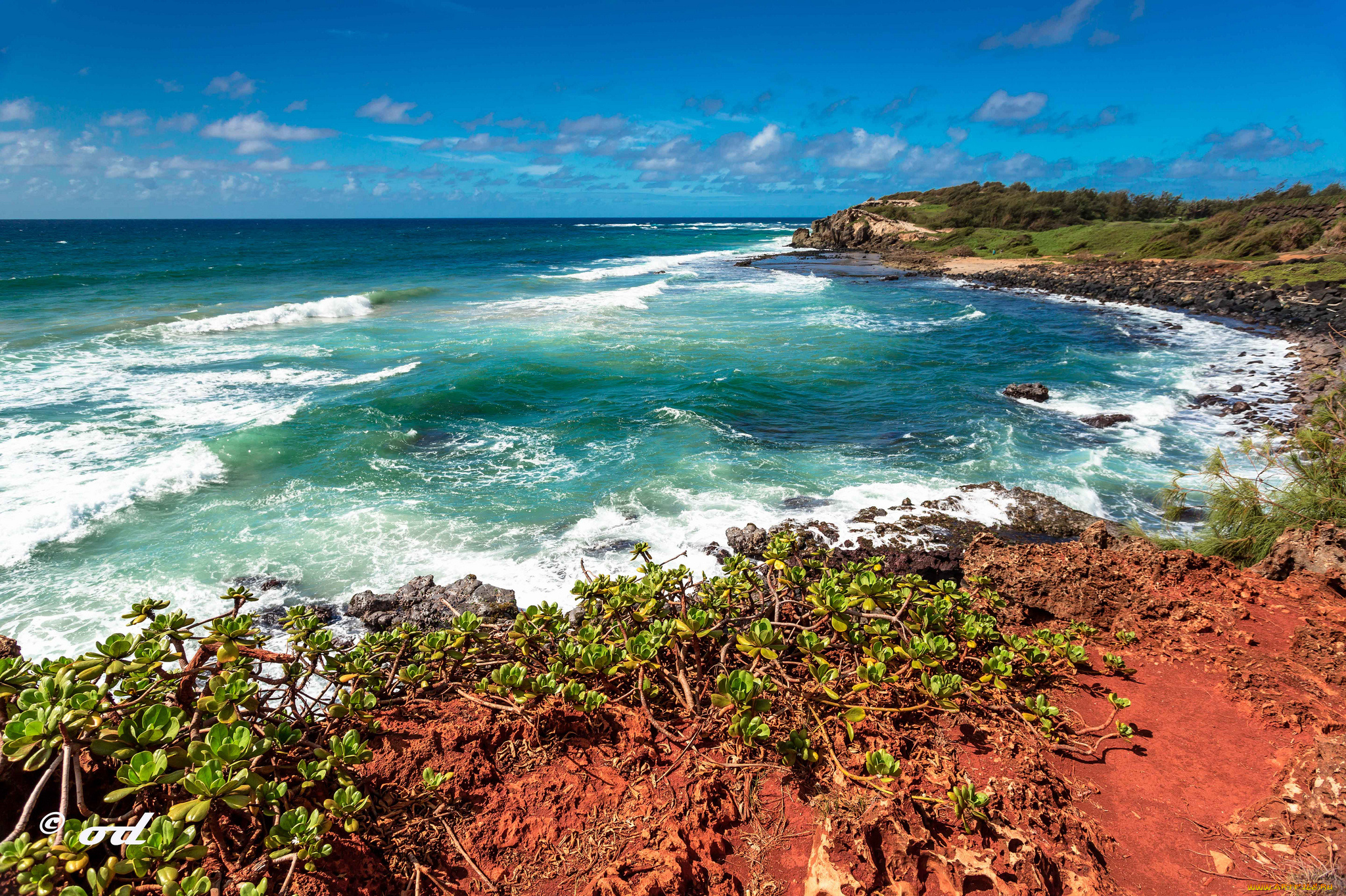 природа, побережье, hdr