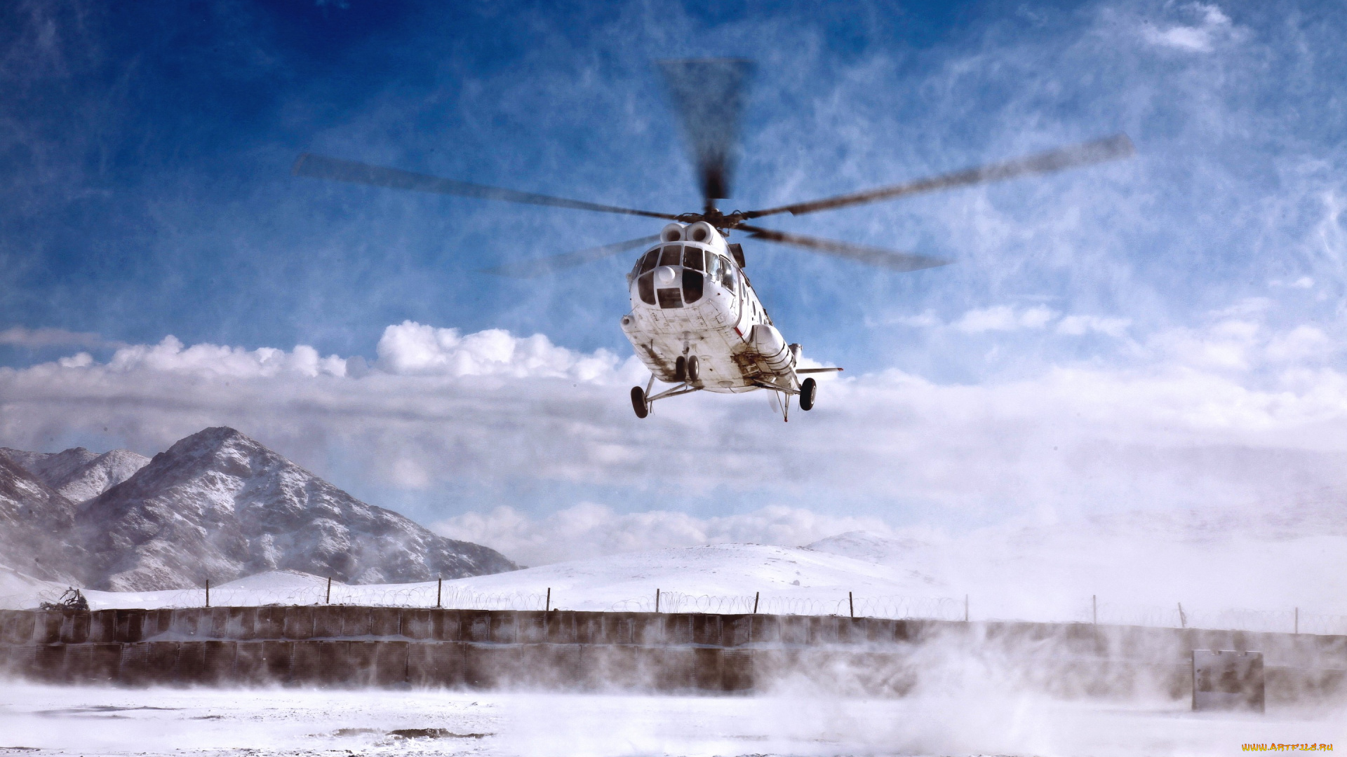 авиация, вертолёты, посадка