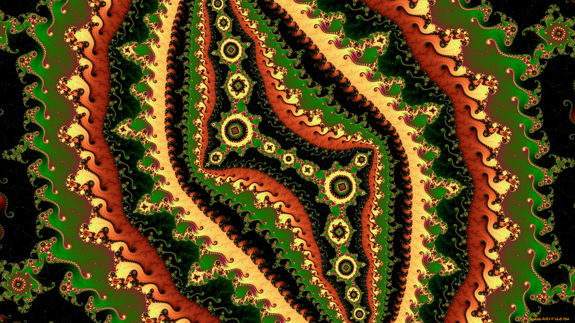 3д, графика, фракталы, , fractal, узор, фон, цвета