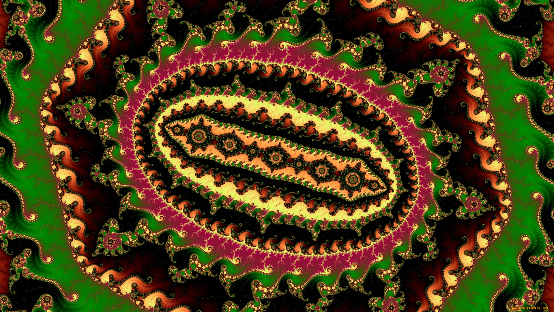 3д, графика, фракталы, , fractal, узор, фон, цвета