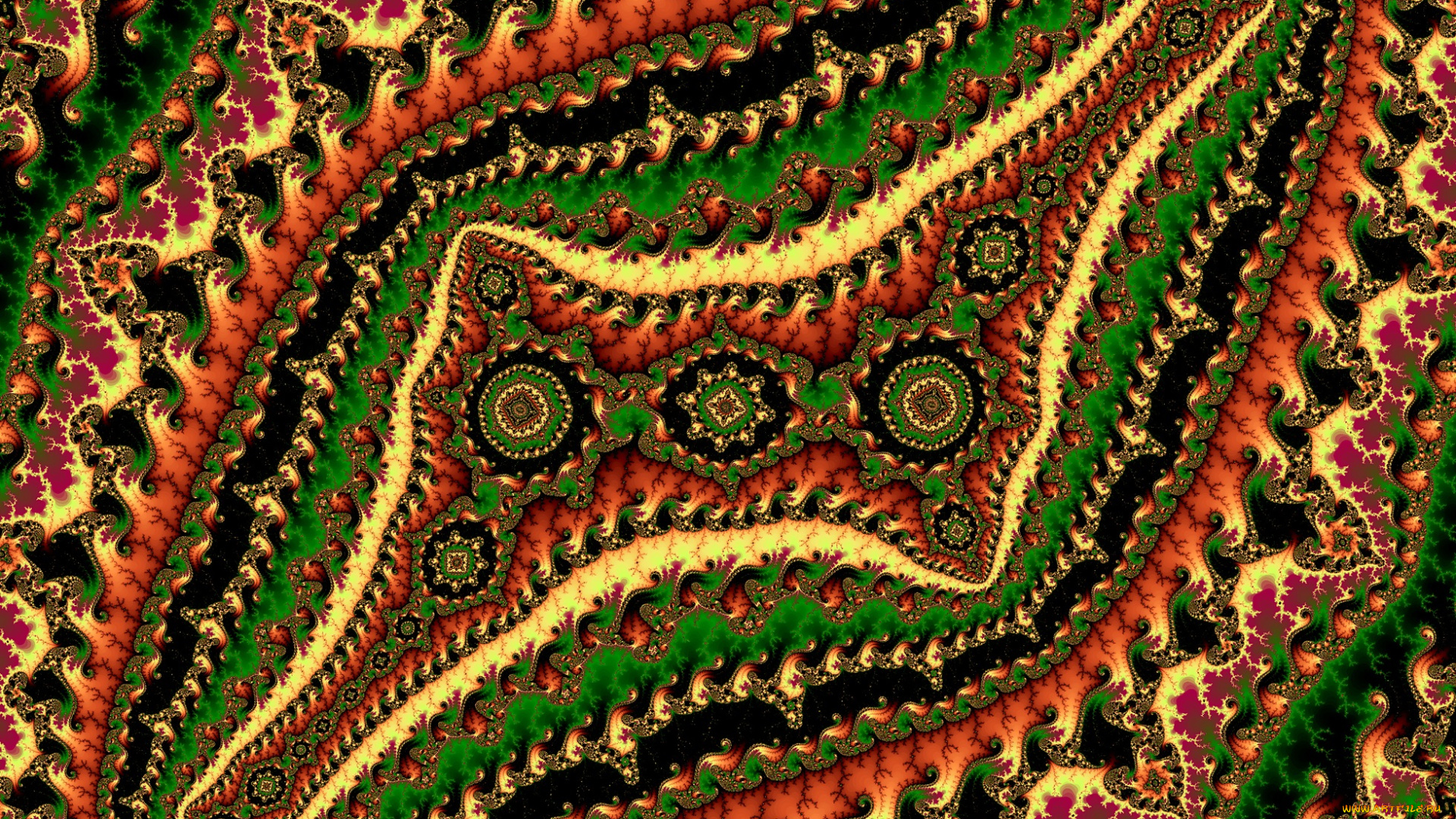 3д, графика, фракталы, , fractal, узор, фон, цвета