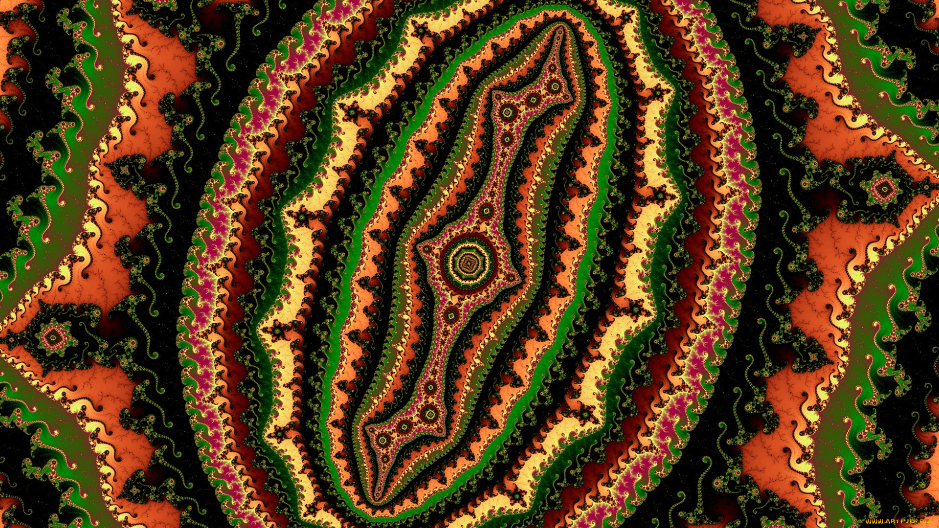 3д, графика, фракталы, , fractal, узор, фон, цвета