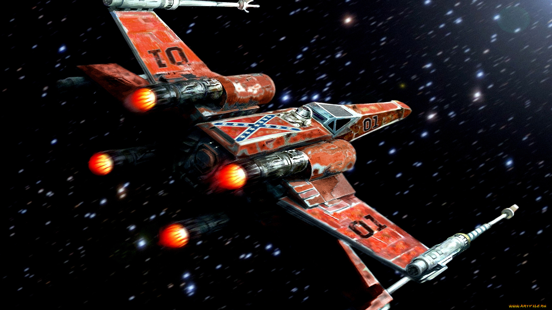 фэнтези, космические, корабли, , звездолеты, , станции, art, star, wars, starfighter, x-wing