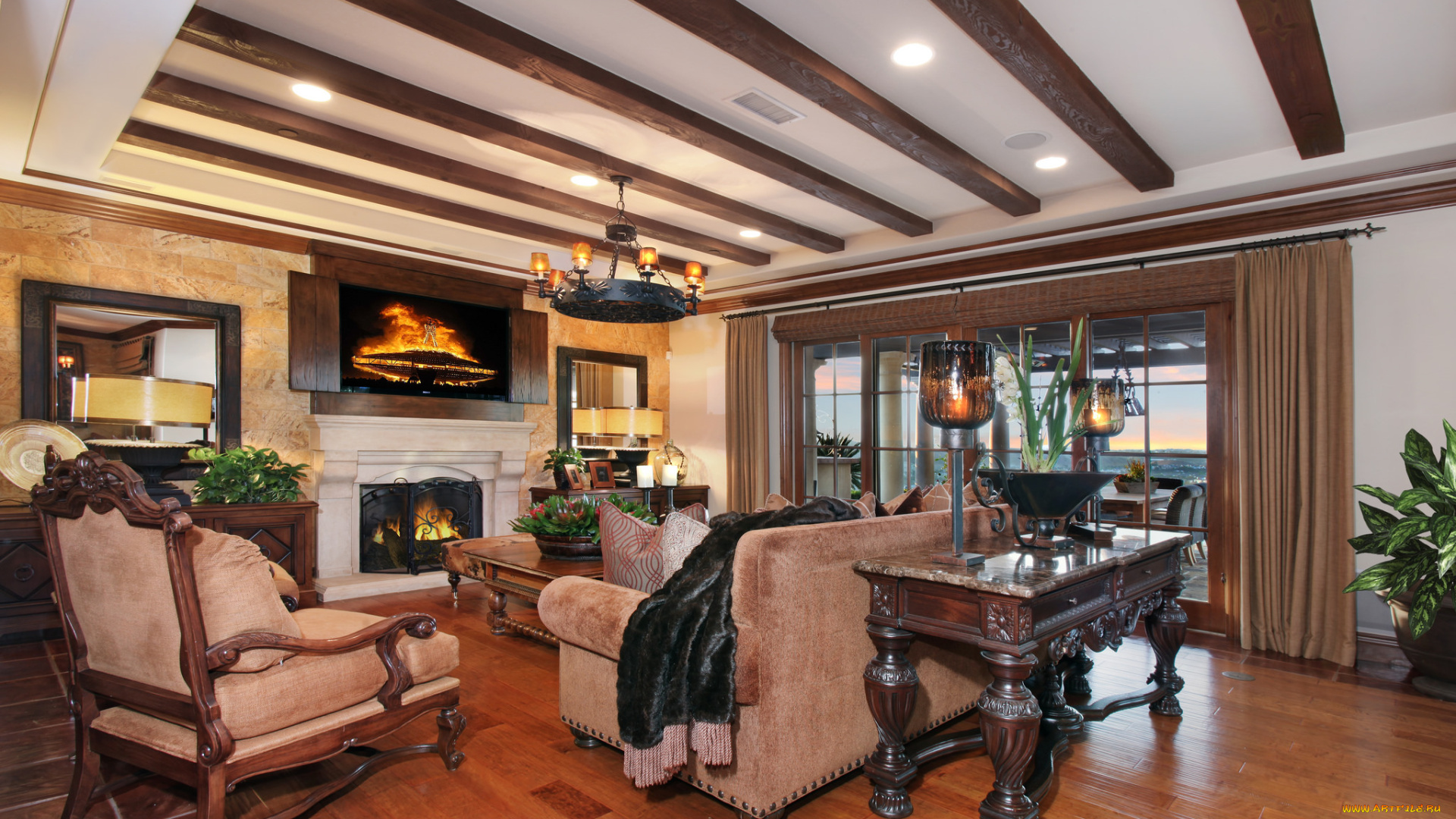 интерьер, гостиная, style, table, furniture, living, room, стиль, стол, мебель