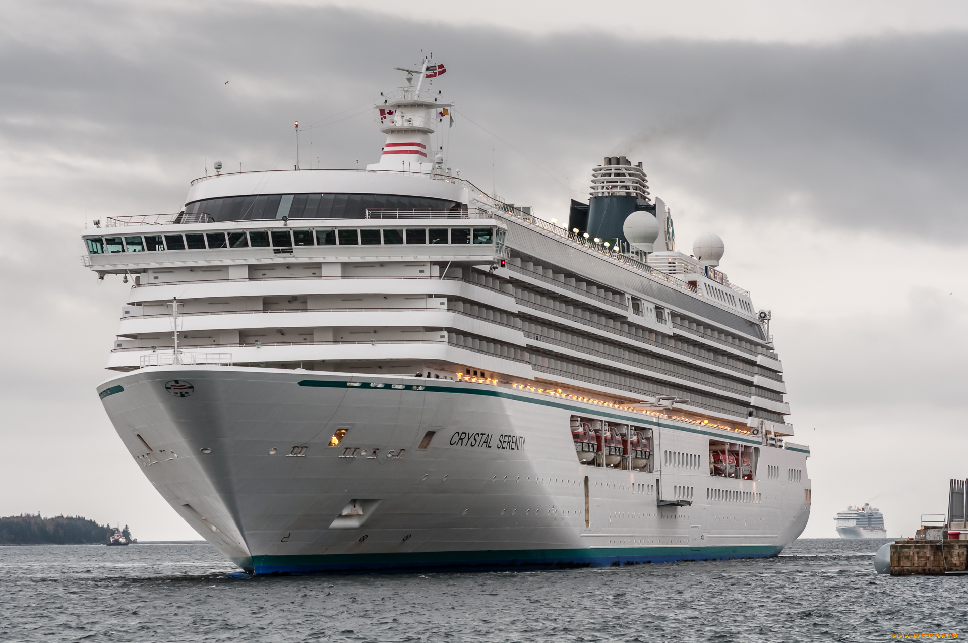crystal, serenity, корабли, лайнеры, круиз, лайнер