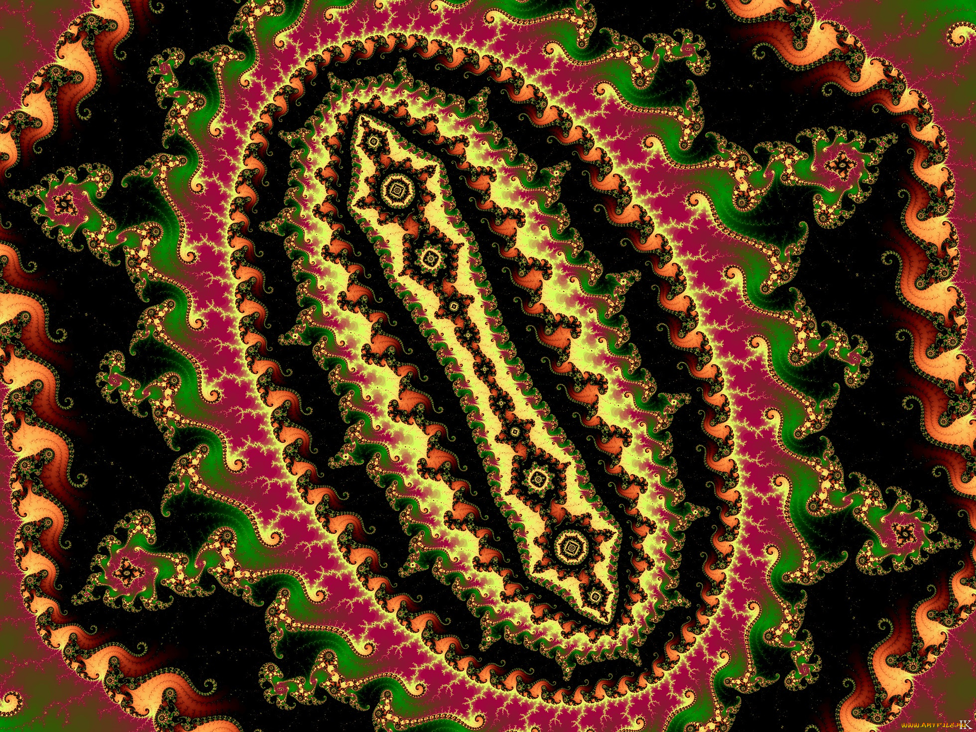 3д, графика, фракталы, , fractal, узор, фон, цвета