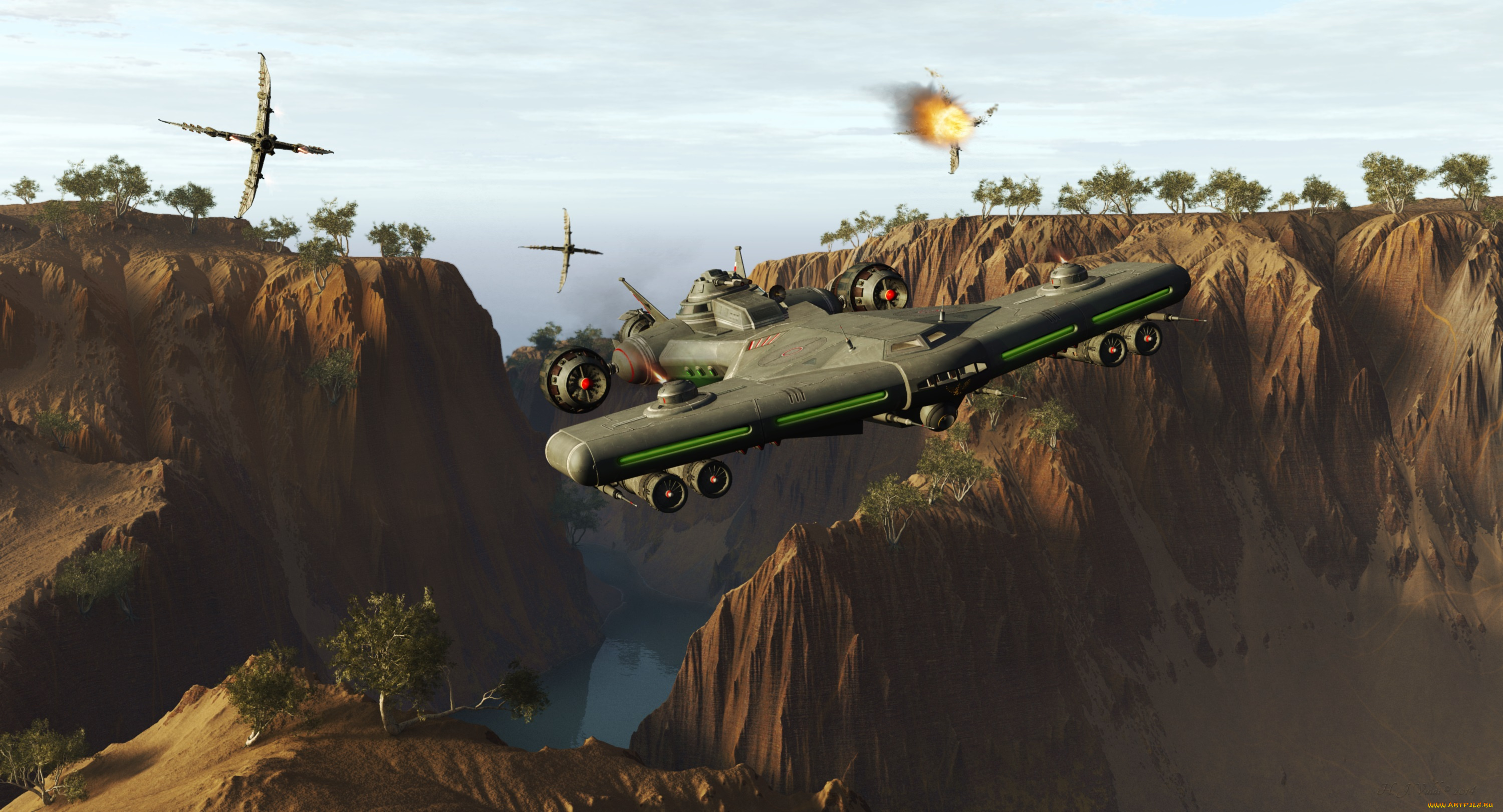 3д, графика, фантазия, , fantasy, полет