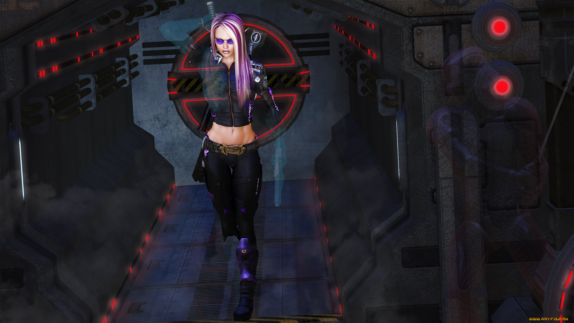 3д, графика, эльфы, , elves, фон, взгляд, девушка