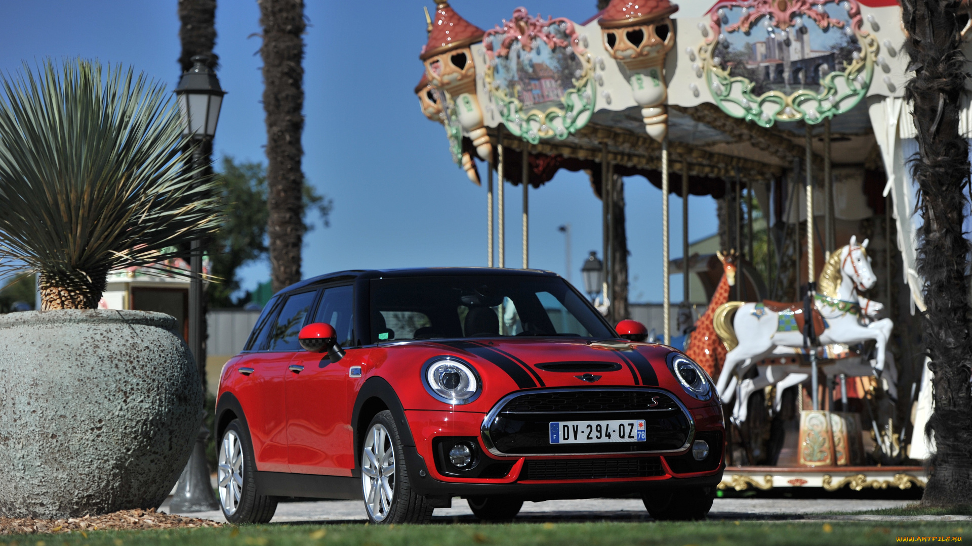 автомобили, mini, красный, package, f54, 2015г, works, clubman, cooper, s, john