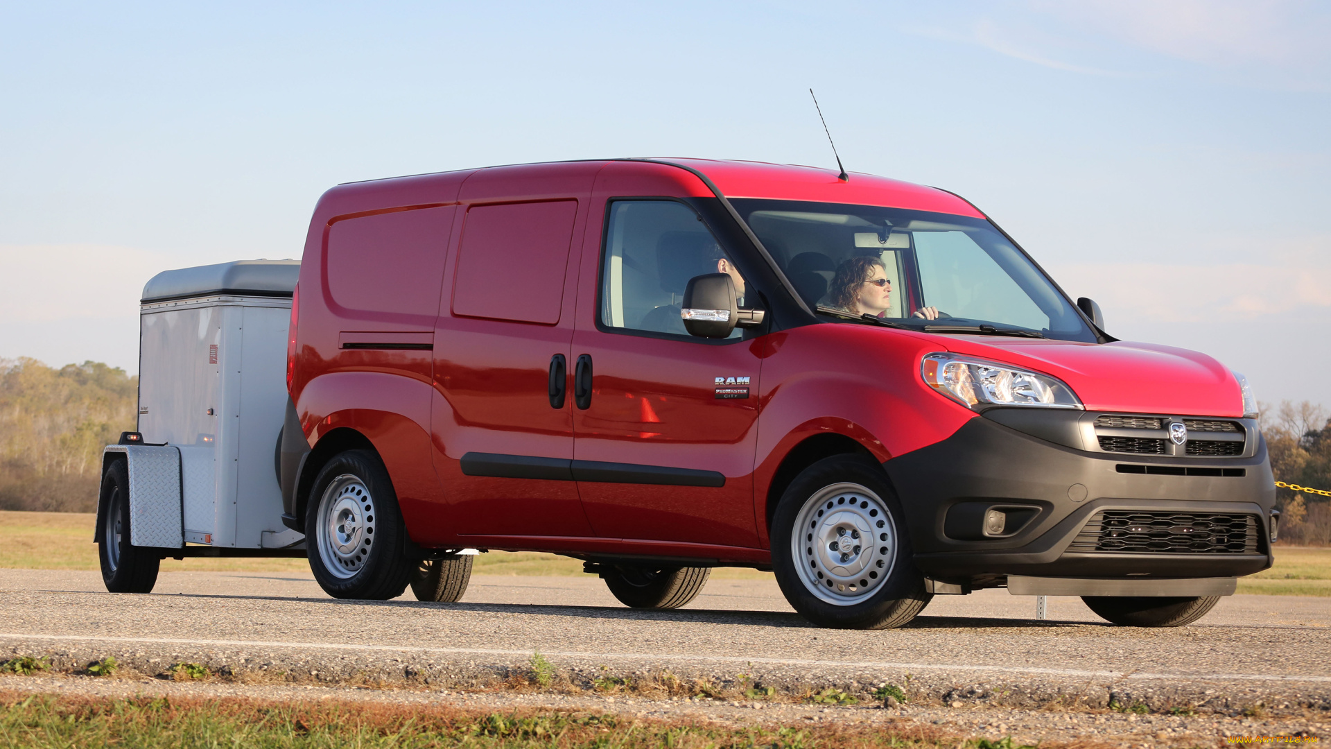 автомобили, ram, promaster, 2015г, красный, van, cargo, tradesman, city