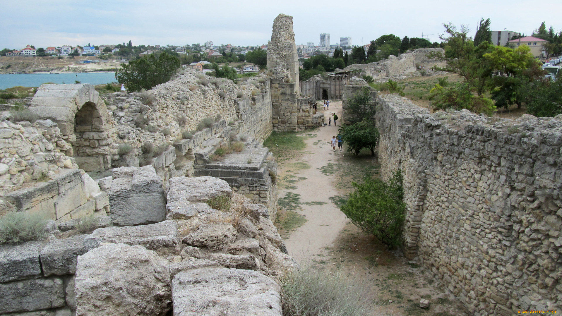 херсонес, города, -, исторические, , архитектурные, памятники, камни, руины, крепостные, крым, стены
