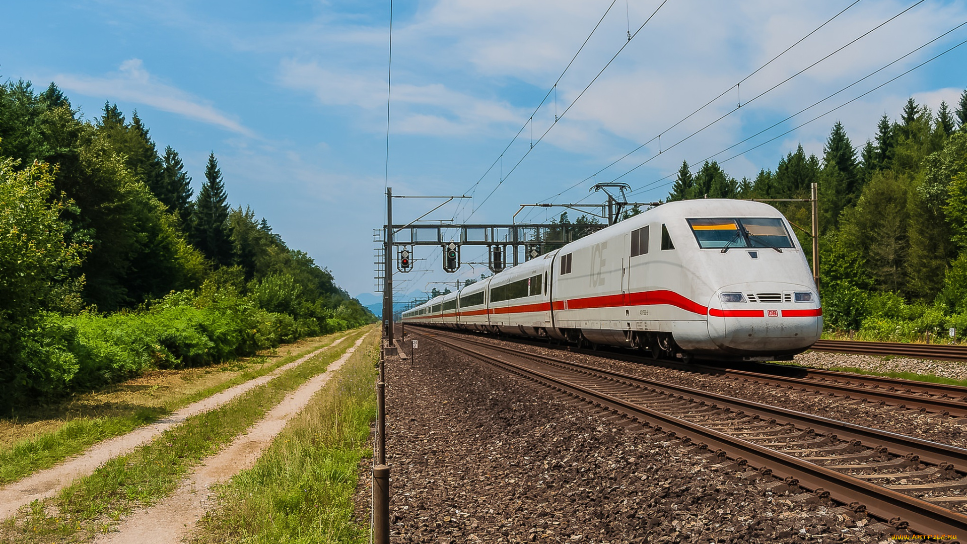 техника, электровозы, рельсы, дорога, состав, локомотив, железная