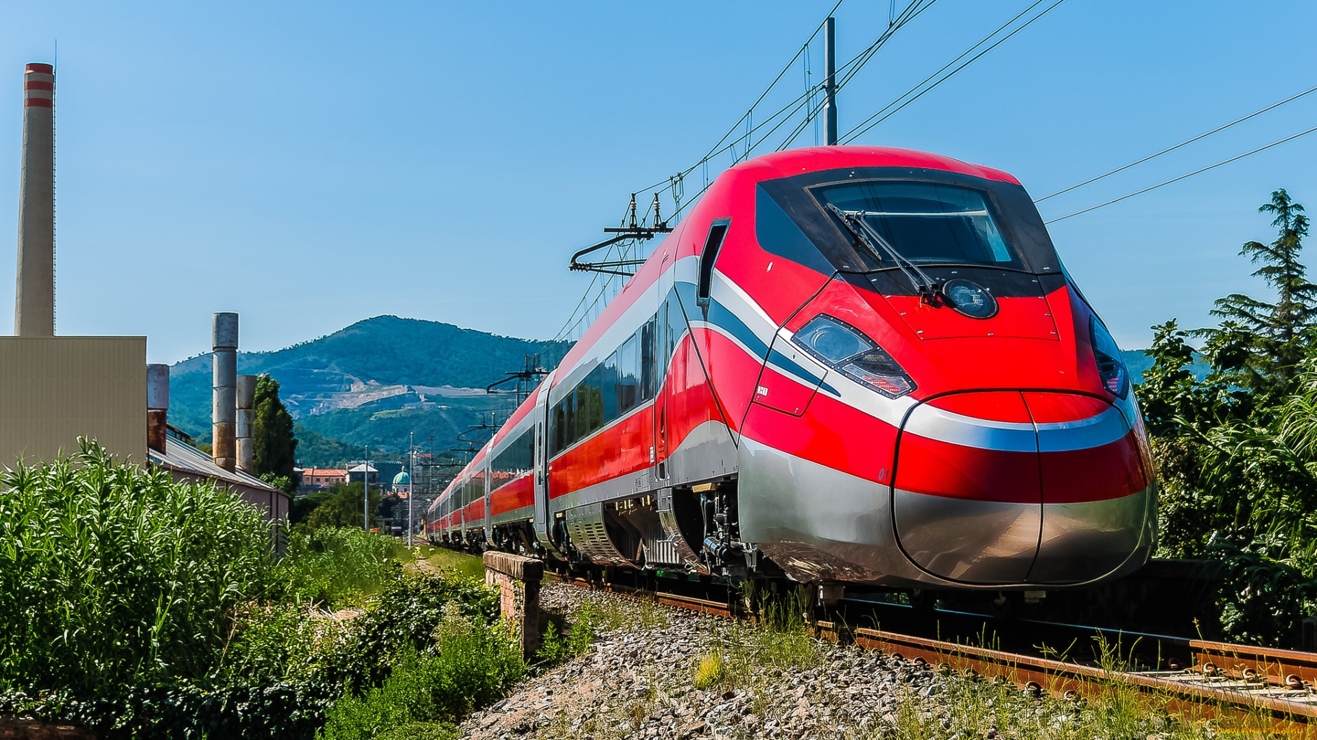 техника, электровозы, состав, локомотив, рельсы, дорога, железная