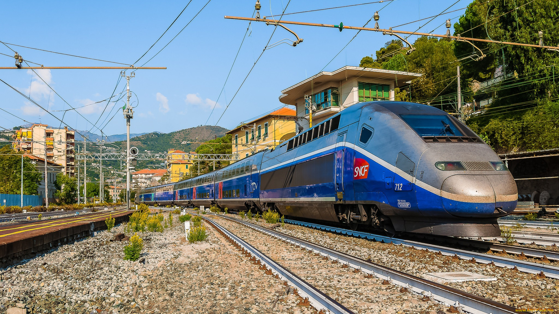 техника, поезда, железная, состав, локомотив, рельсы, дорога