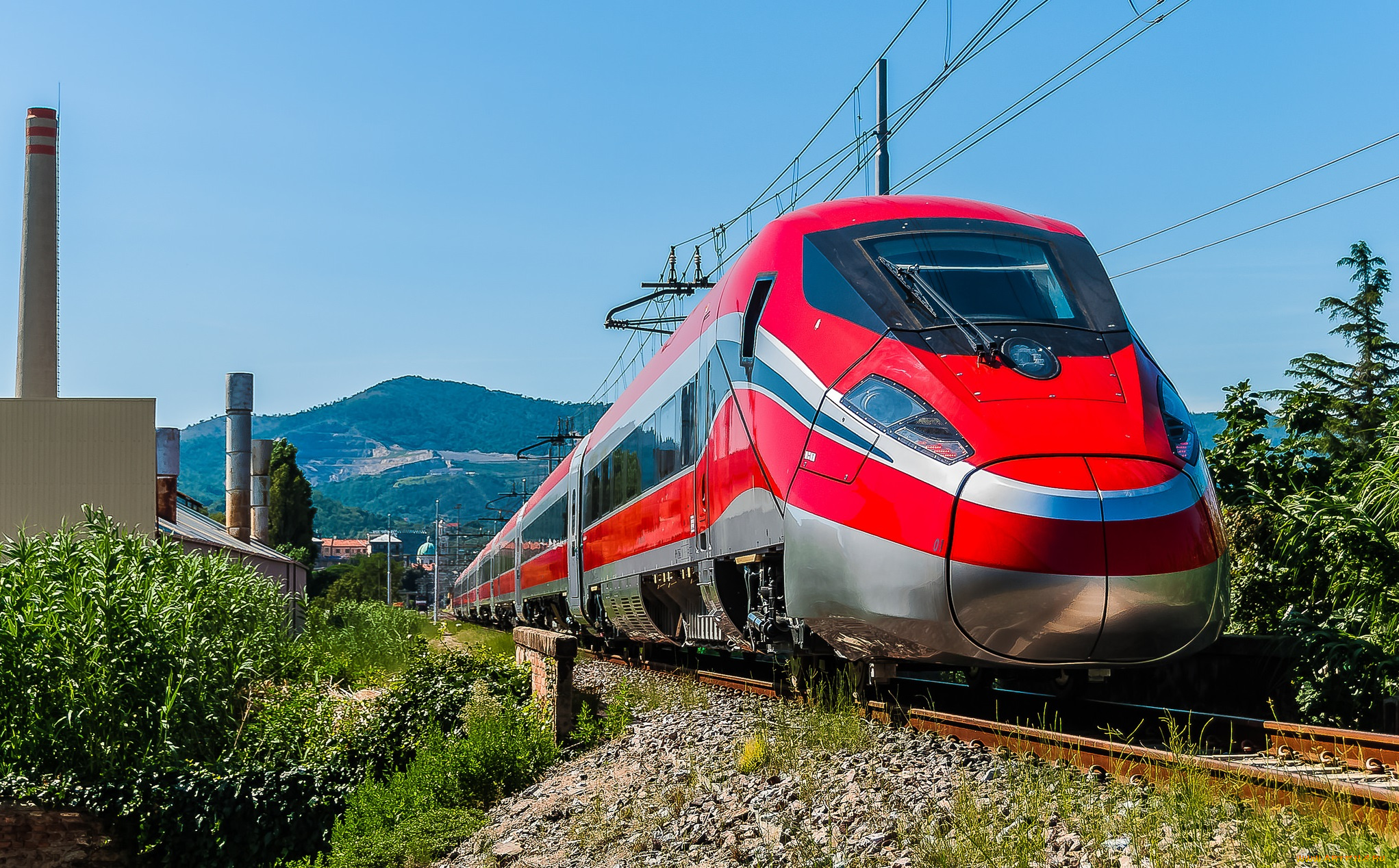 техника, электровозы, состав, локомотив, рельсы, дорога, железная