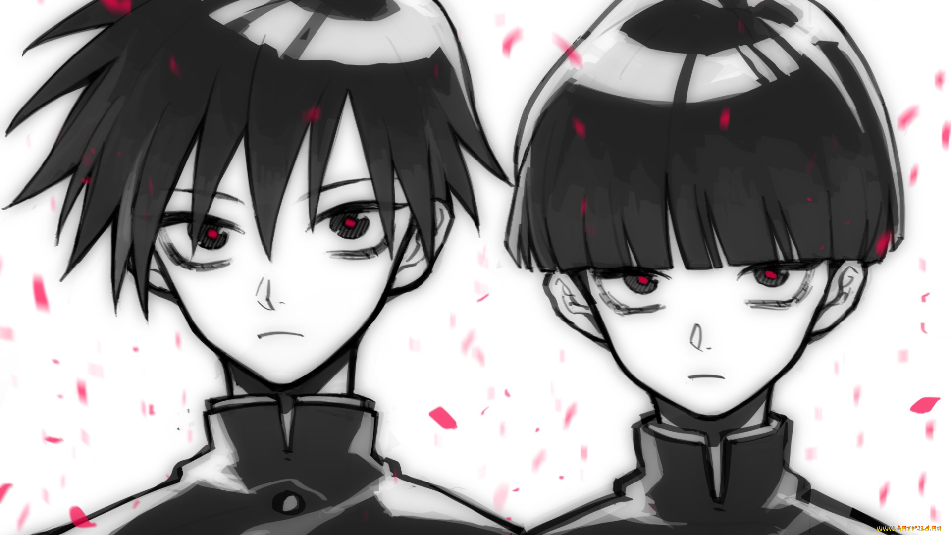 аниме, mob, psycho, 100, братья