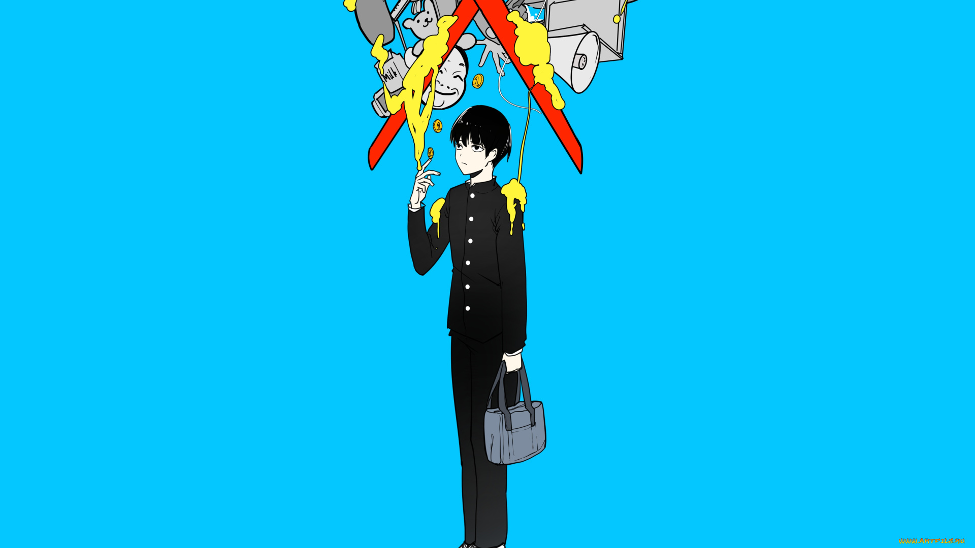 аниме, mob, psycho, 100, kageyama, shigeo, кагеяма, шигео