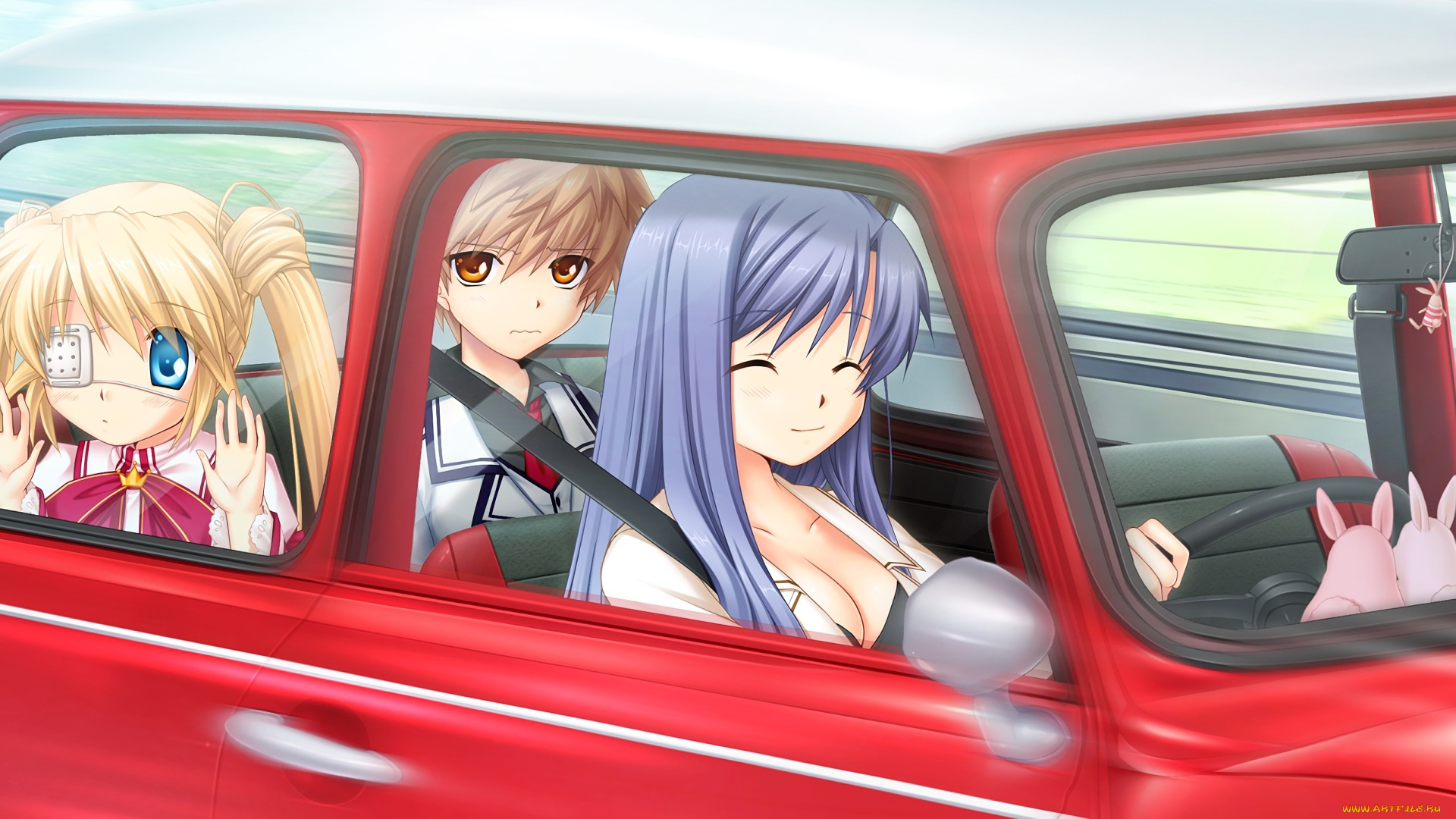 аниме, rewrite, персонажи