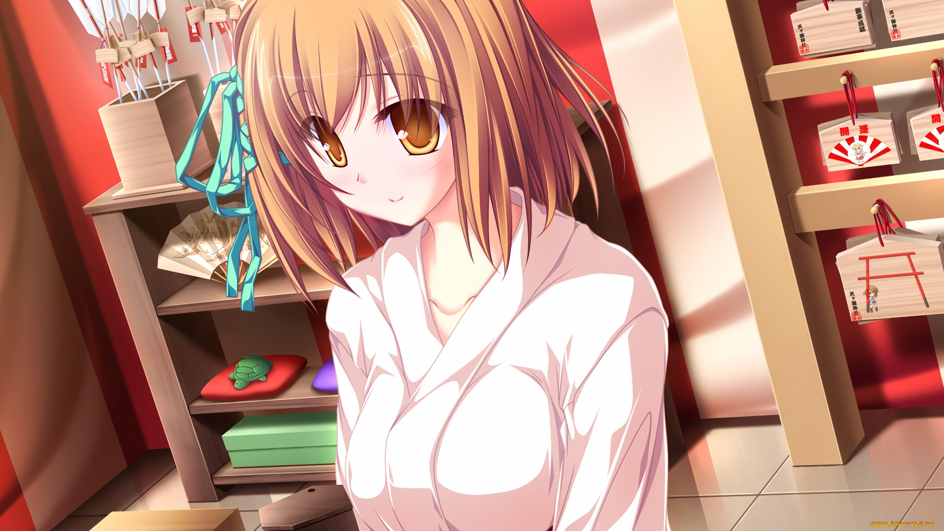 аниме, unknown, , другое, девушка, фон, взгляд