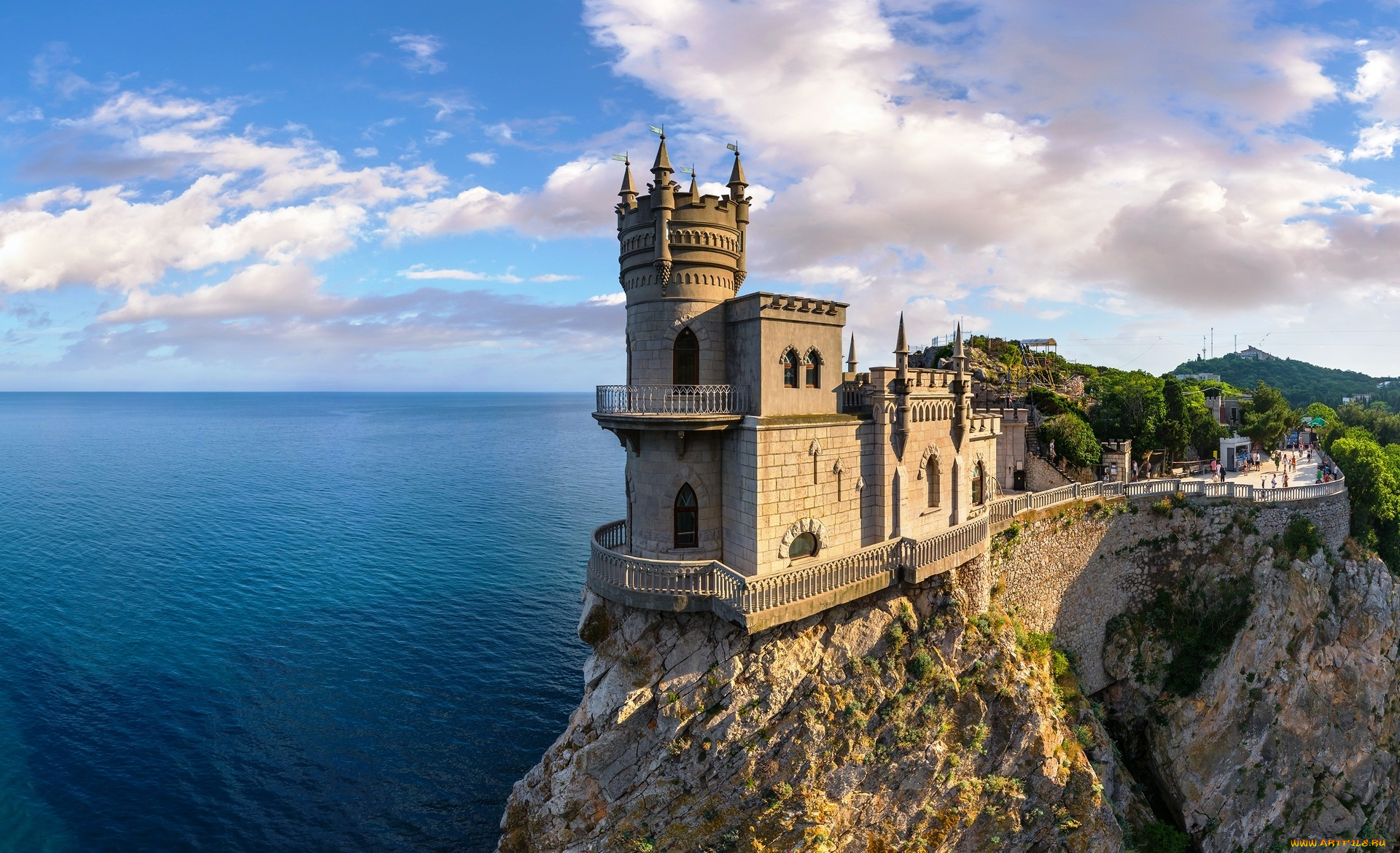города, ласточкино, гнездо, , крым, ласточкино, гнездо, замок, гора, море