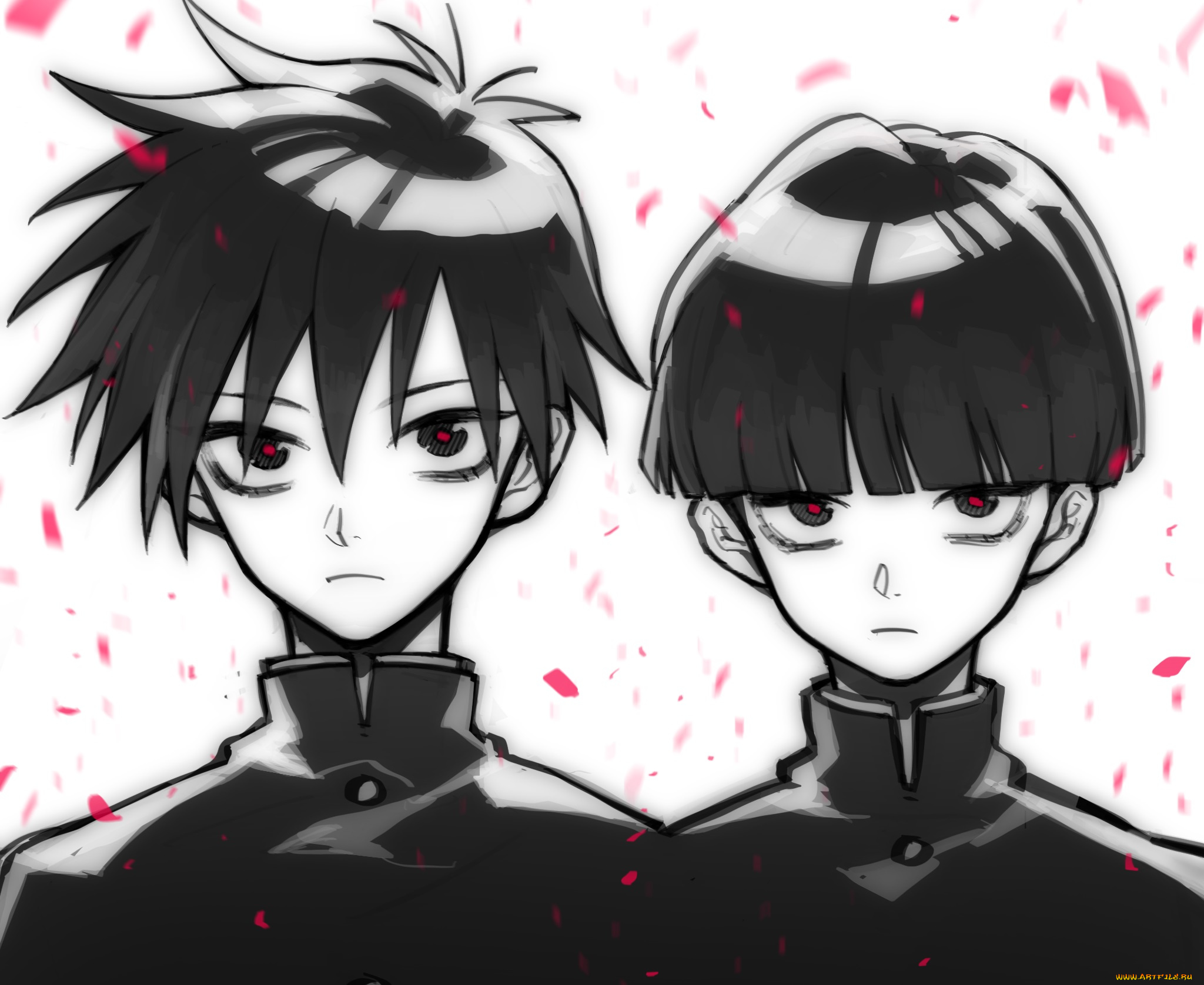 аниме, mob, psycho, 100, братья