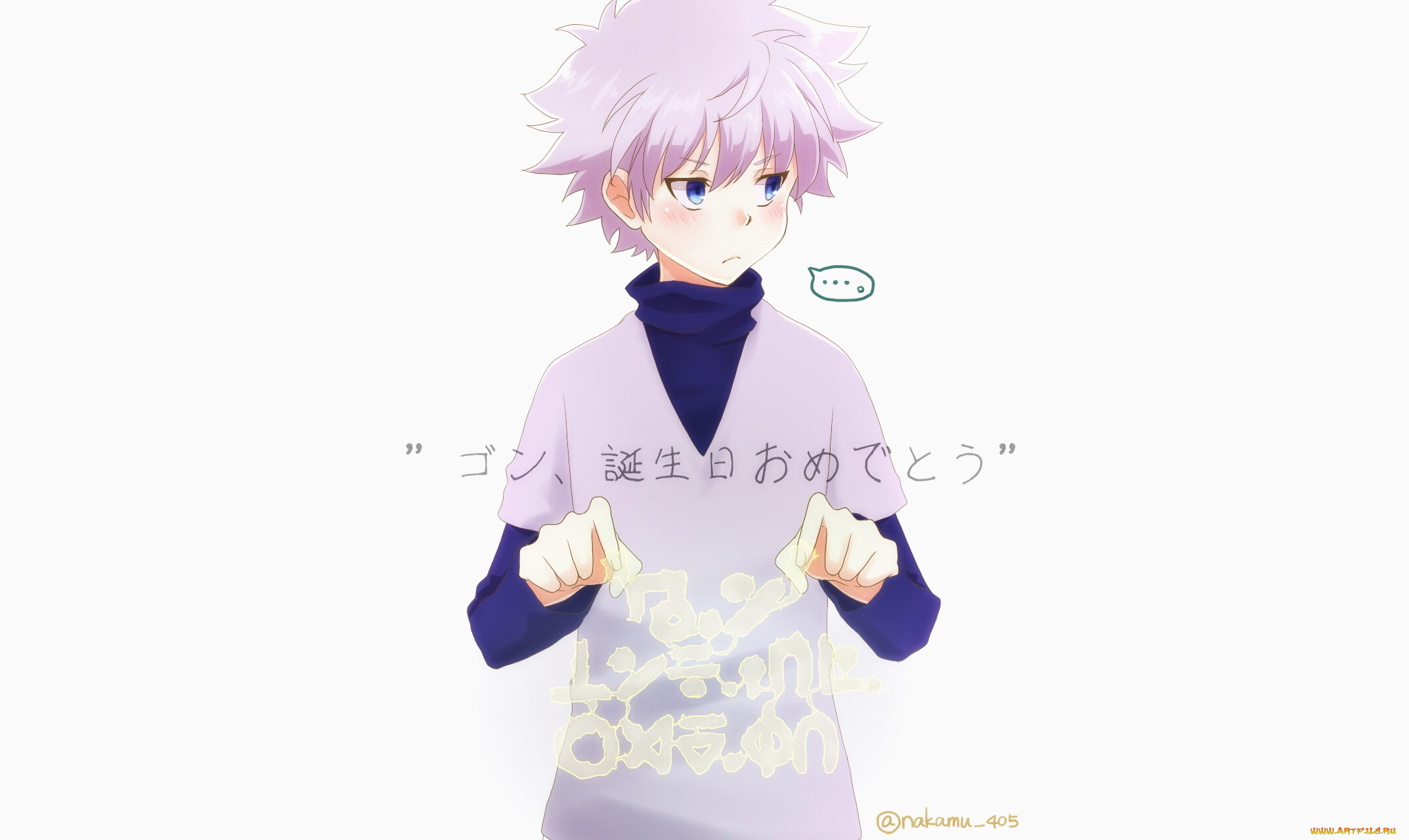 аниме, hunter, x, hunter, killua, zoldyck