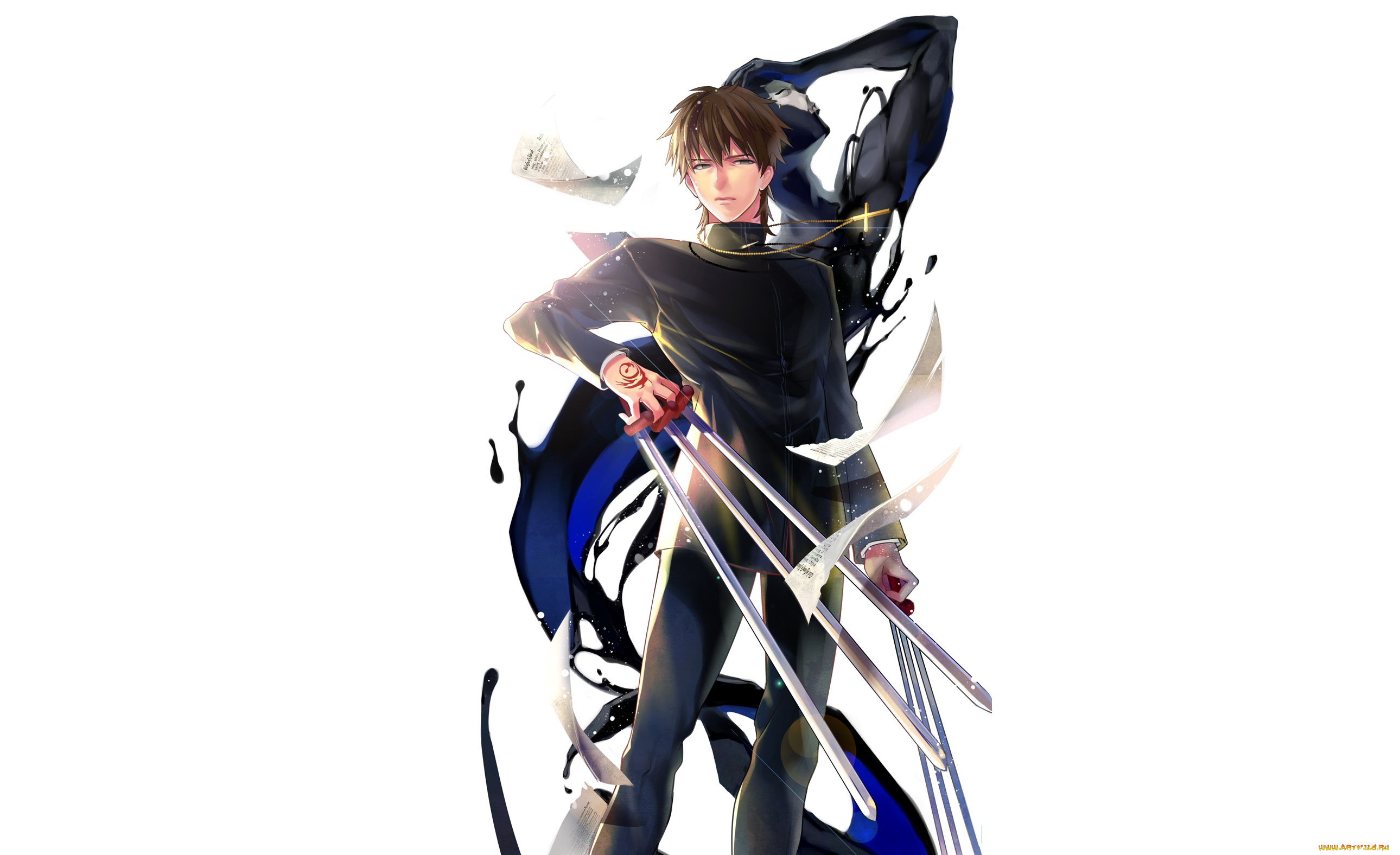 аниме, fate, zero, kotomine, kirei