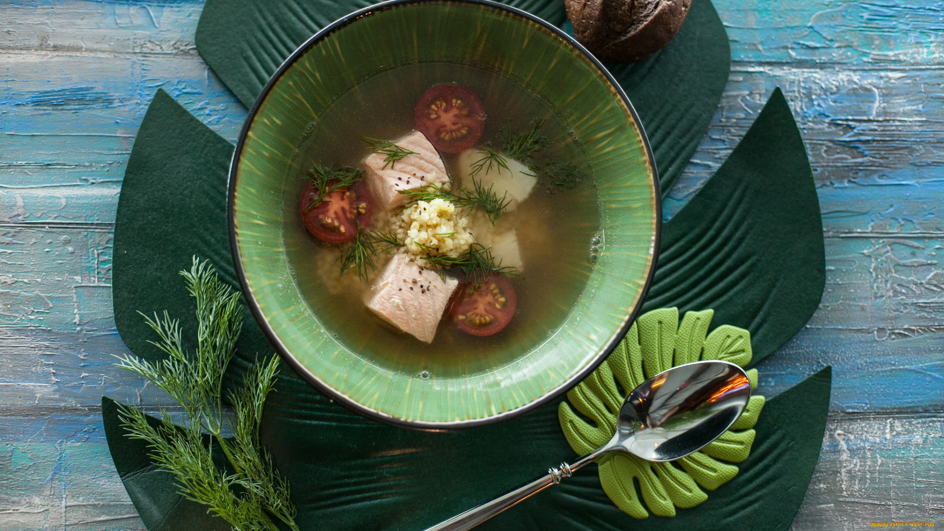 еда, первые, блюда, лист, столовые, приборы, суп, первое, блюдо