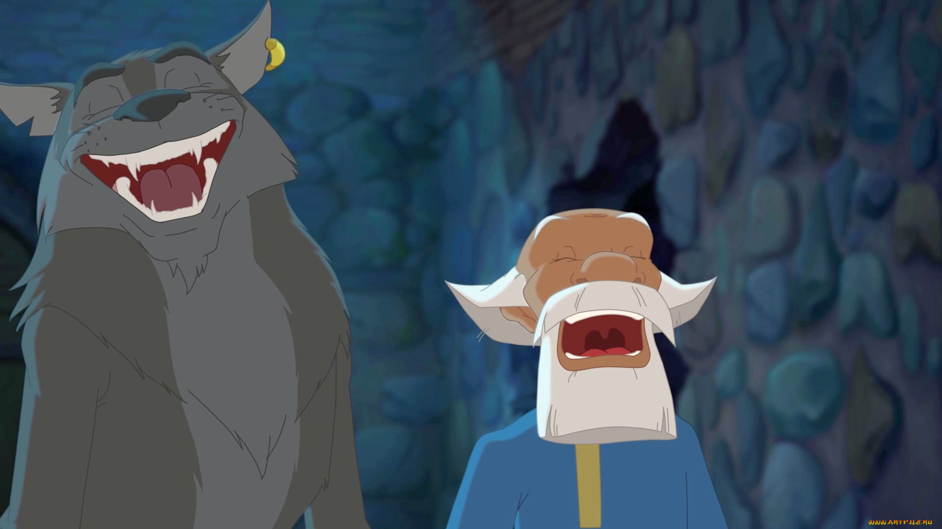 мультфильмы, иван, царевич, и, серый, волк, 3, дедушка, волк, эмоции