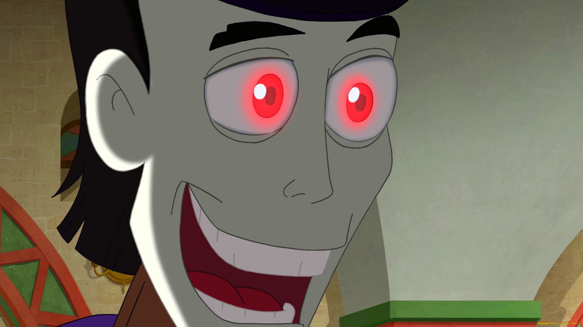 мультфильмы, иван, царевич, и, серый, волк, 3, лицо, взгляд