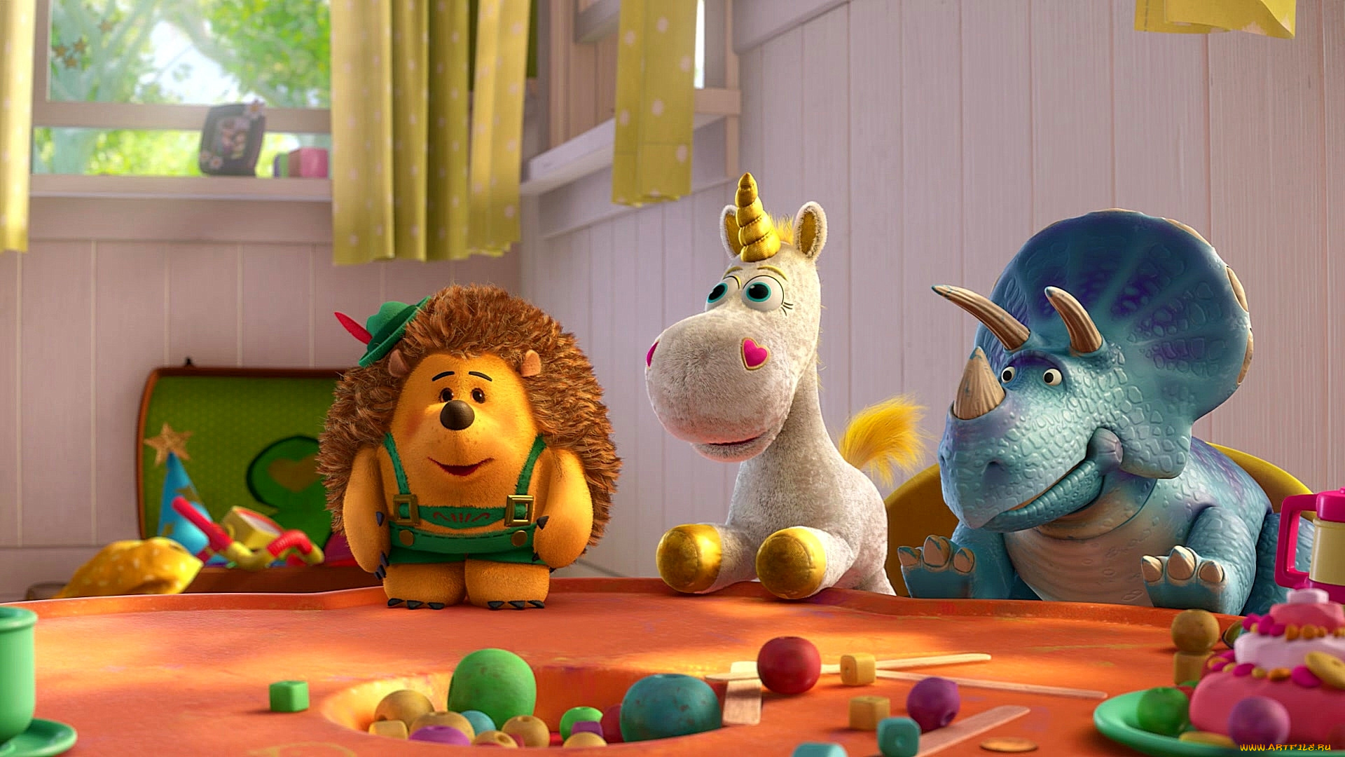 мультфильмы, toy, story, 3, динозавр, еж, игрушка