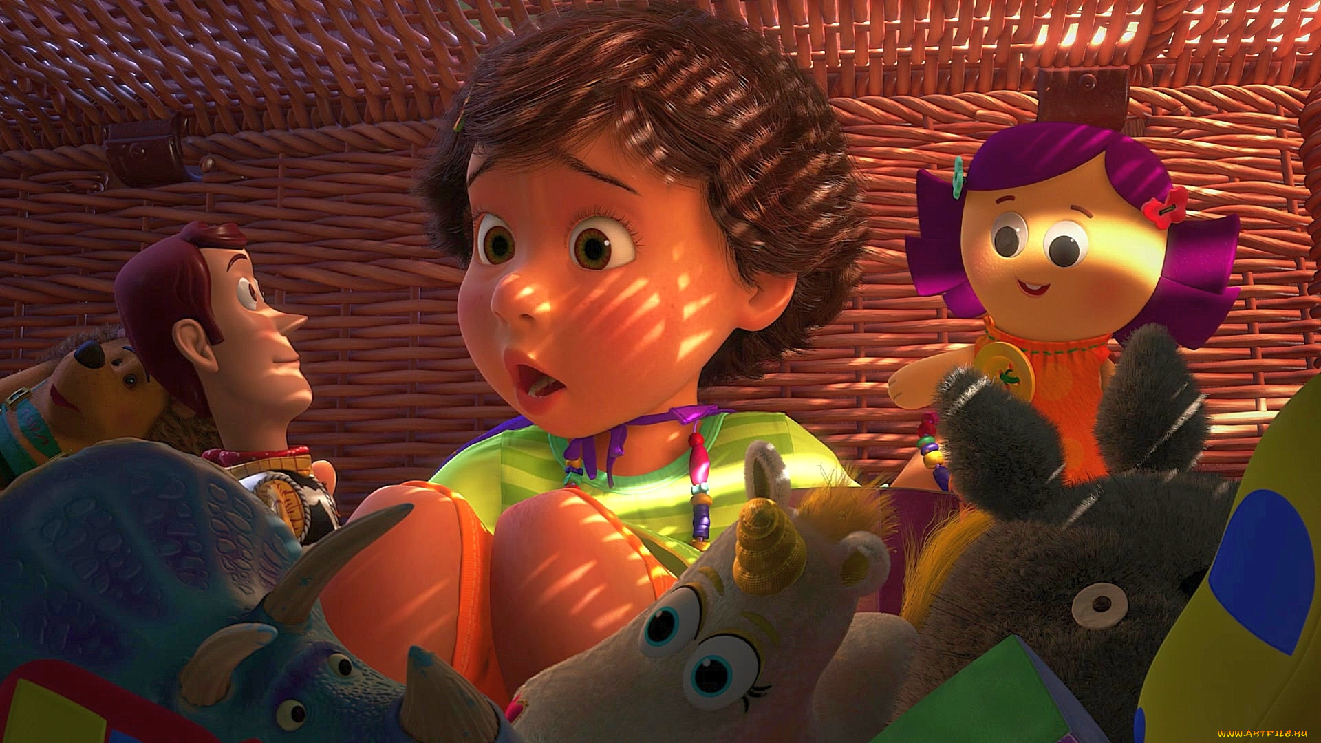 мультфильмы, toy, story, 3, эмоции, девочка, игрушка