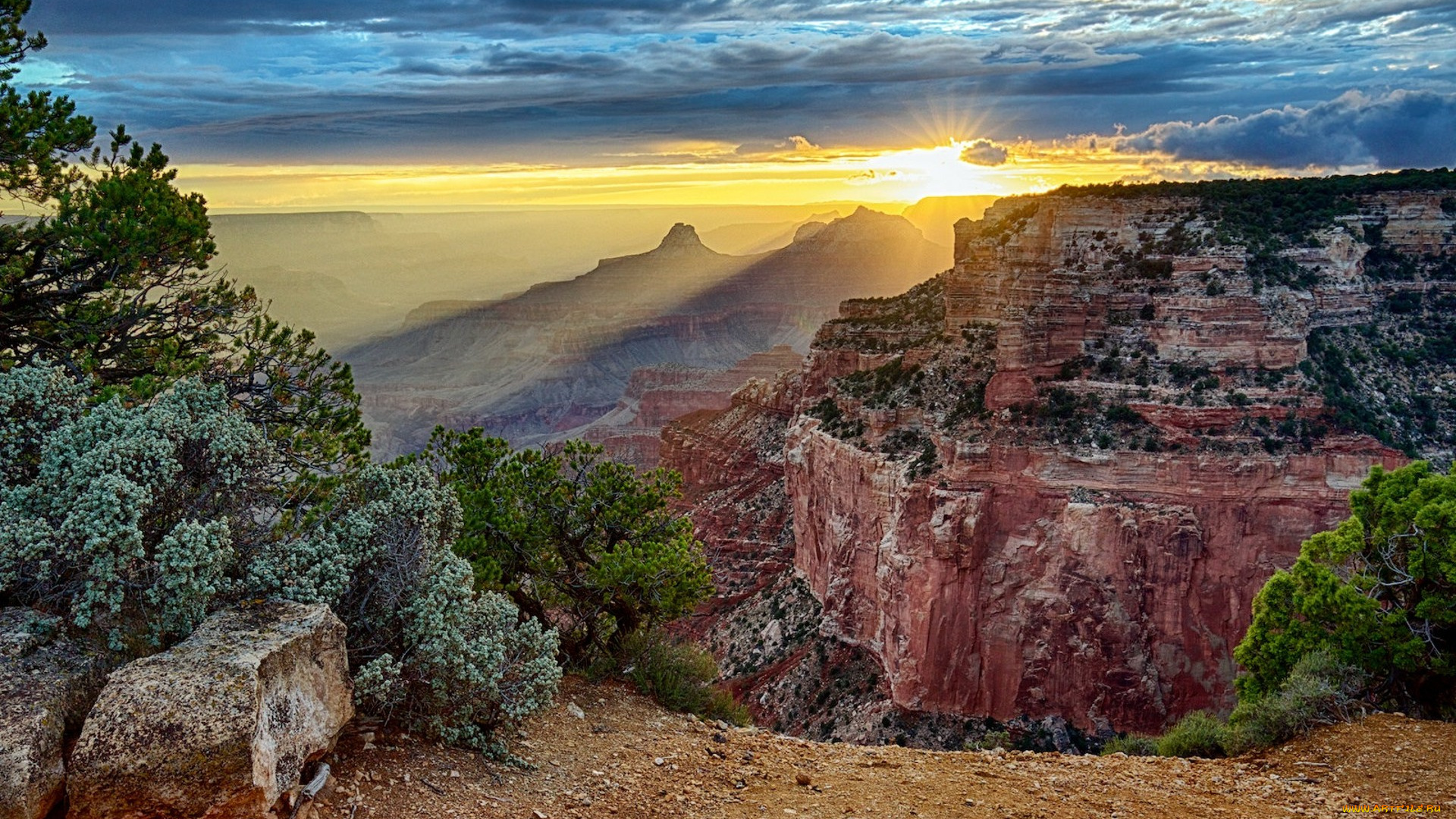 природа, горы, простор