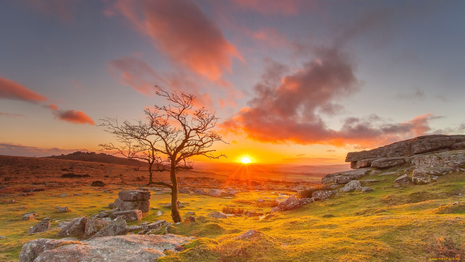 природа, восходы, закаты, простор