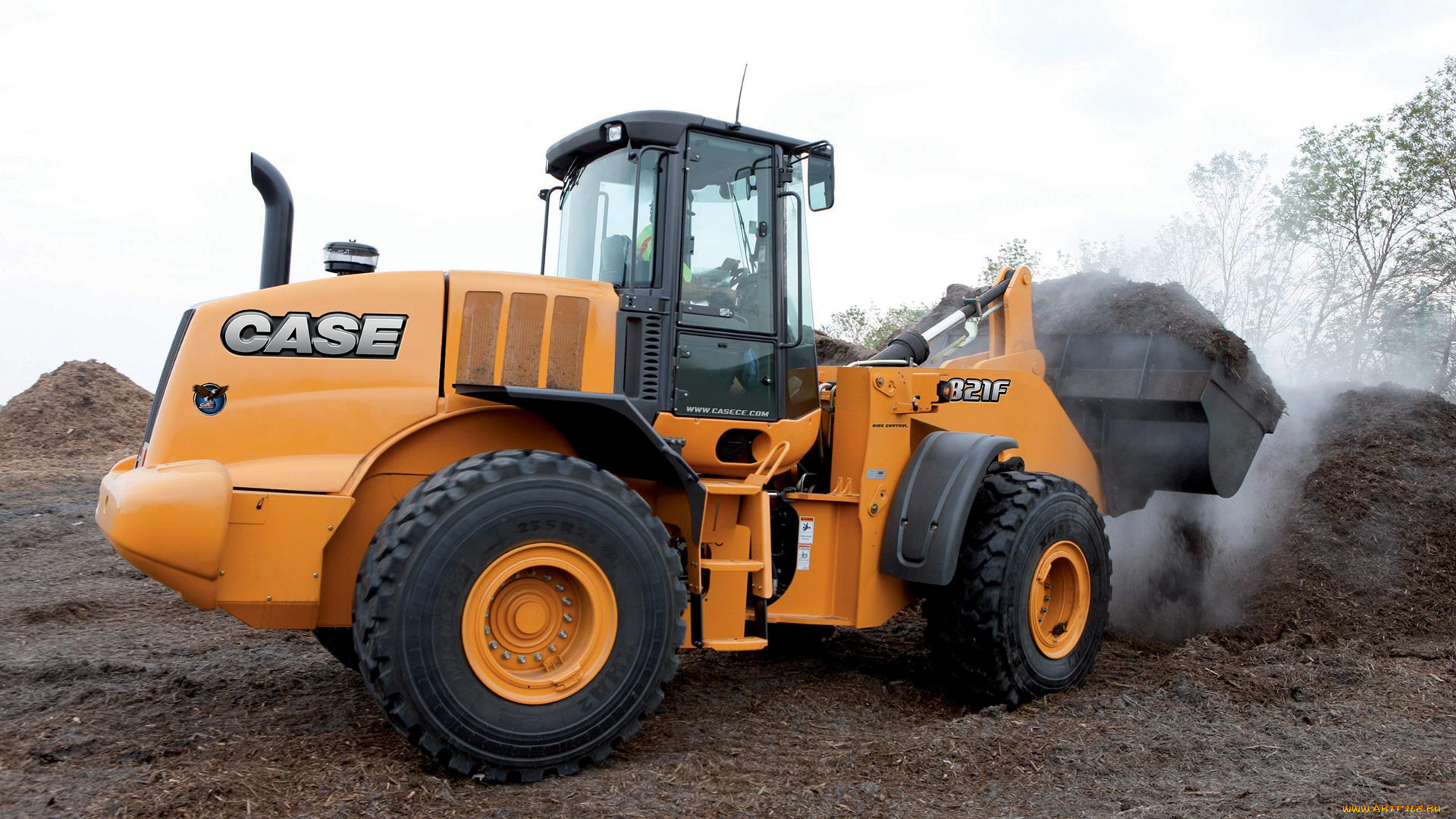 техника, фронтальные, погрузчики, case