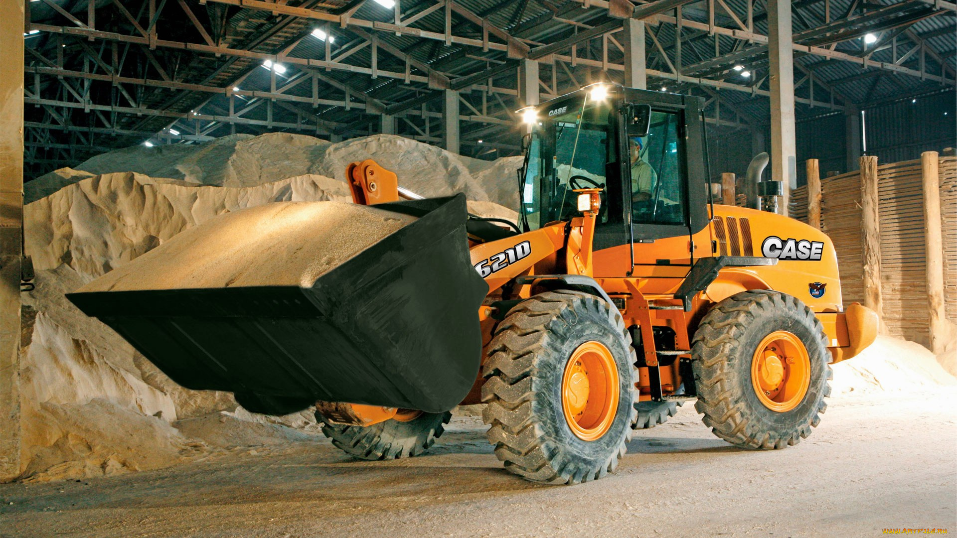 техника, фронтальные, погрузчики, case
