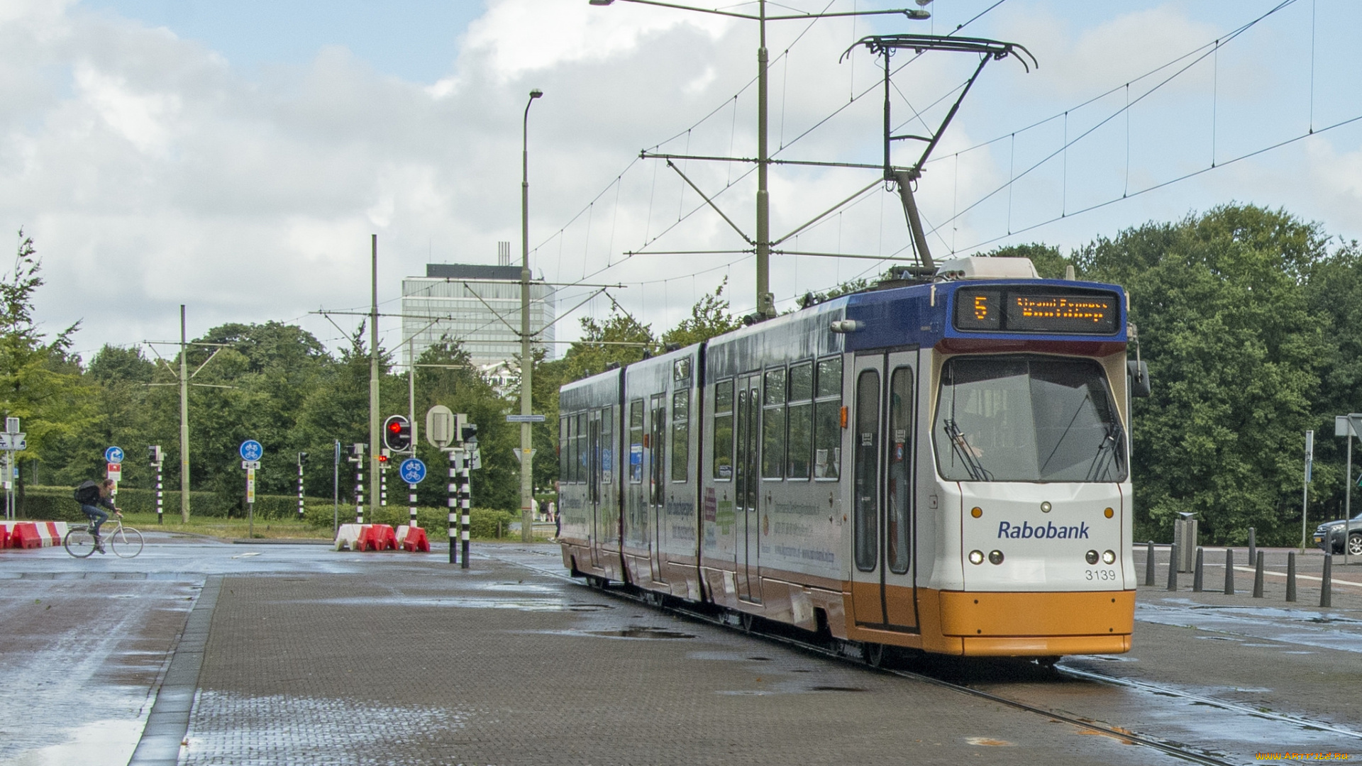 техника, трамваи, рельсы, трамвай