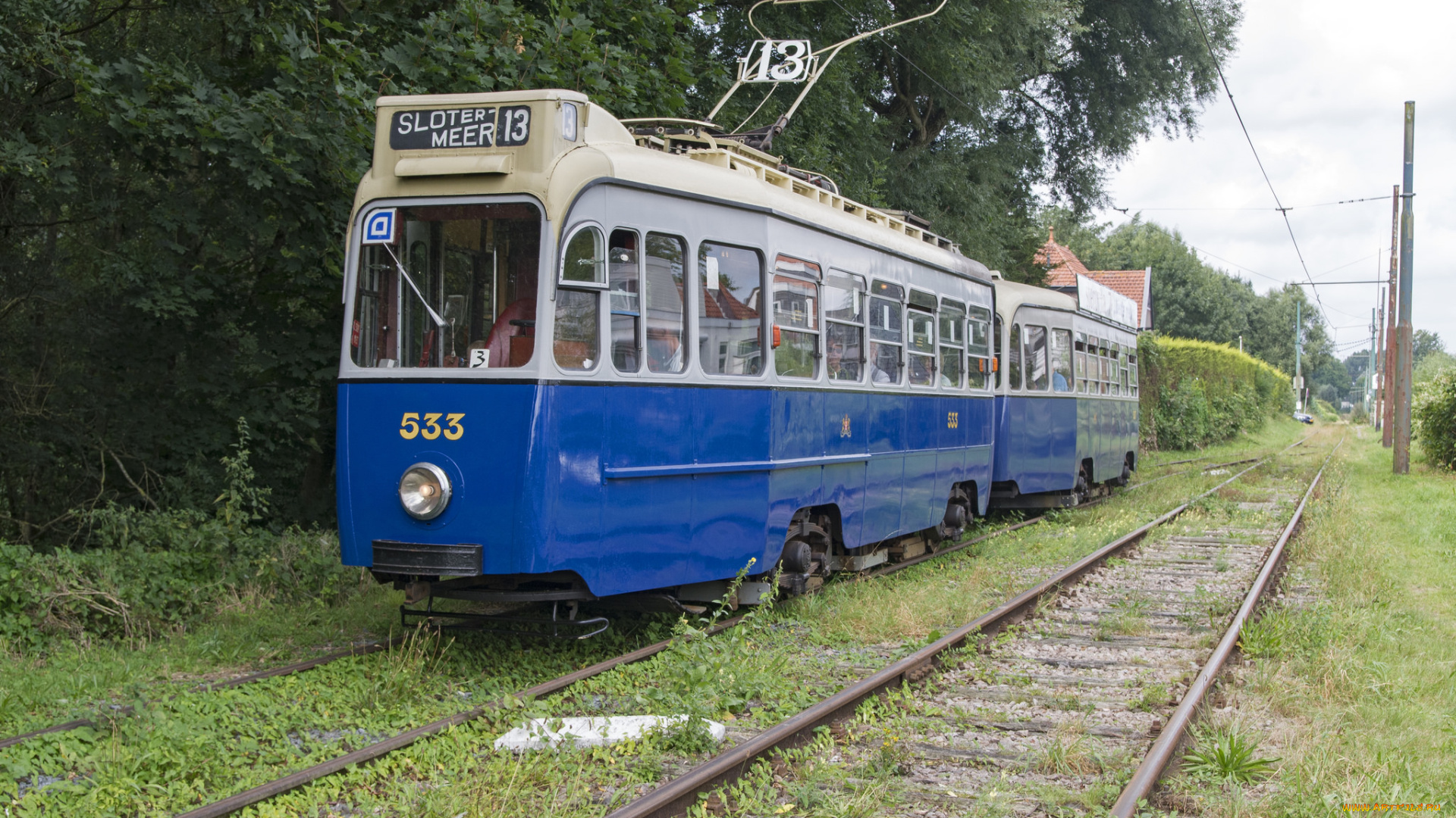 техника, трамваи, рельсы, трамвай