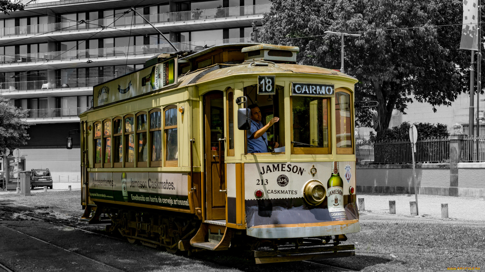 техника, трамваи, трамвай, рельсы