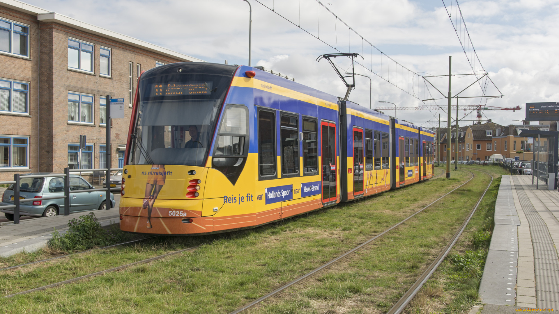 техника, трамваи, трамвай, рельсы