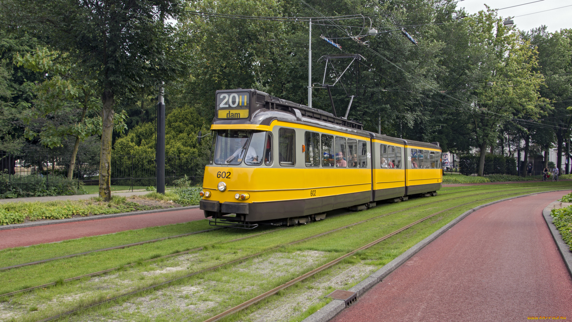 техника, трамваи, трамвай, рельсы