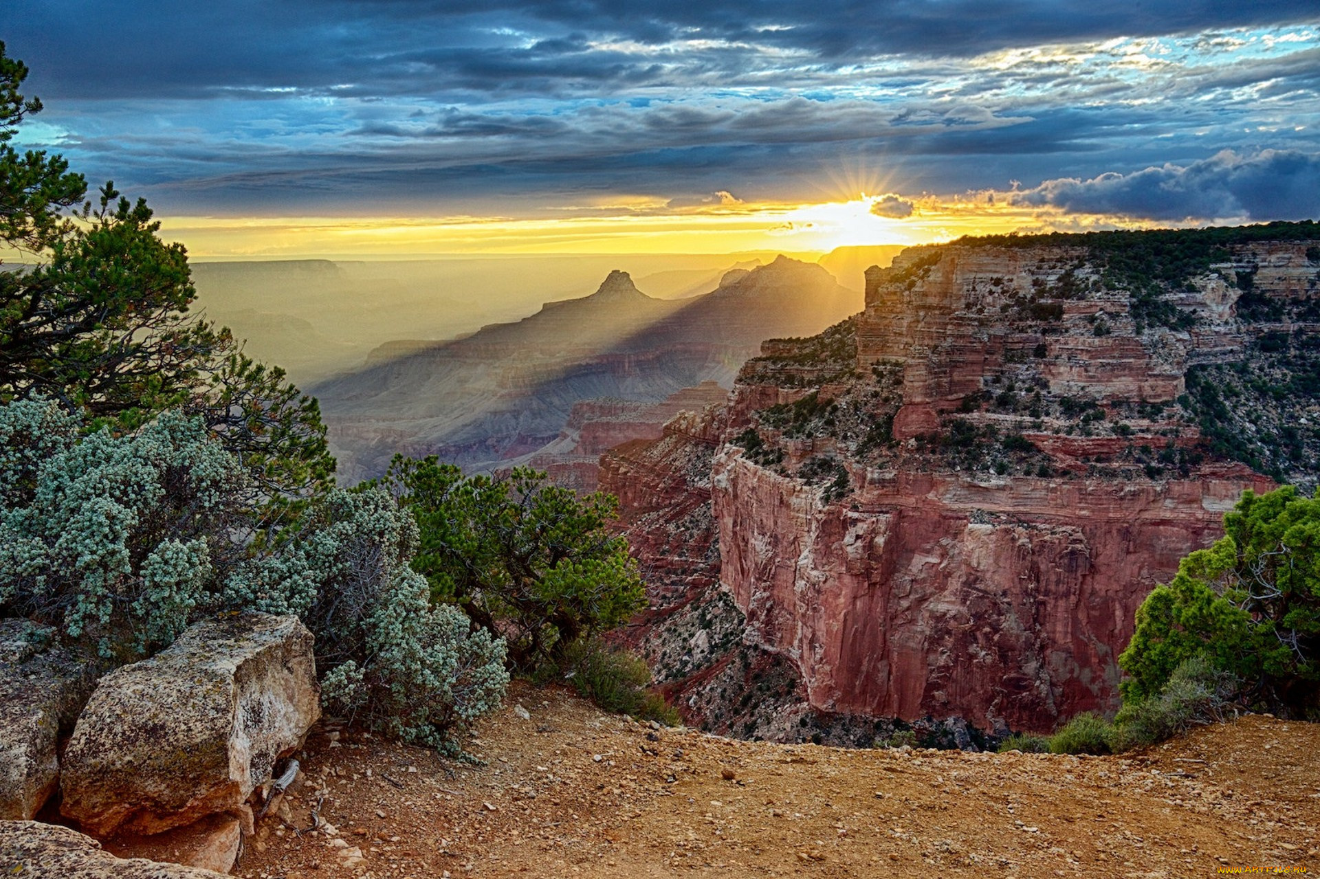 природа, горы, простор