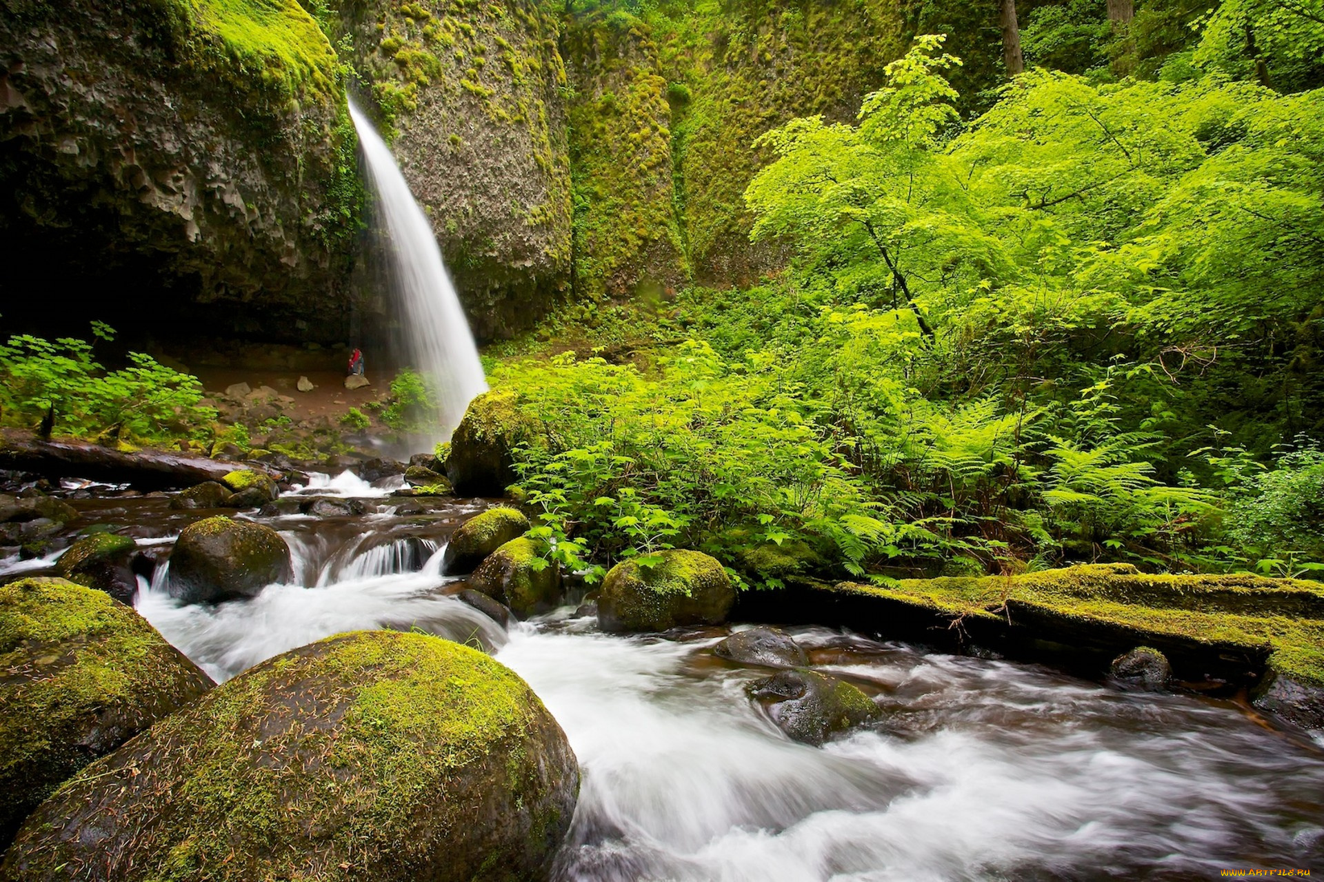 природа, водопады, простор