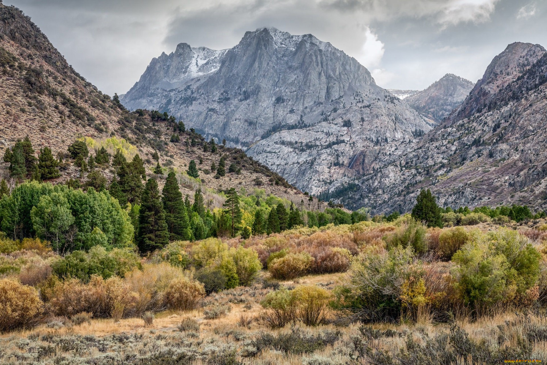 природа, горы, простор