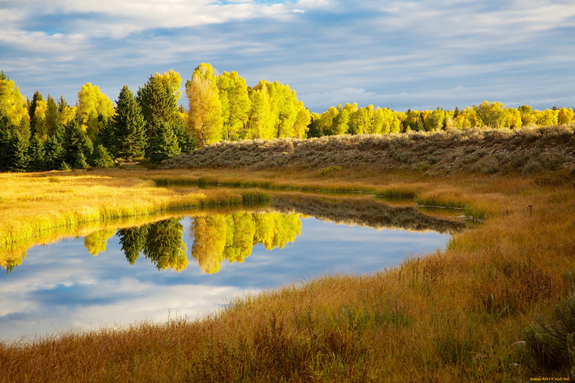 природа, реки, озера, простор