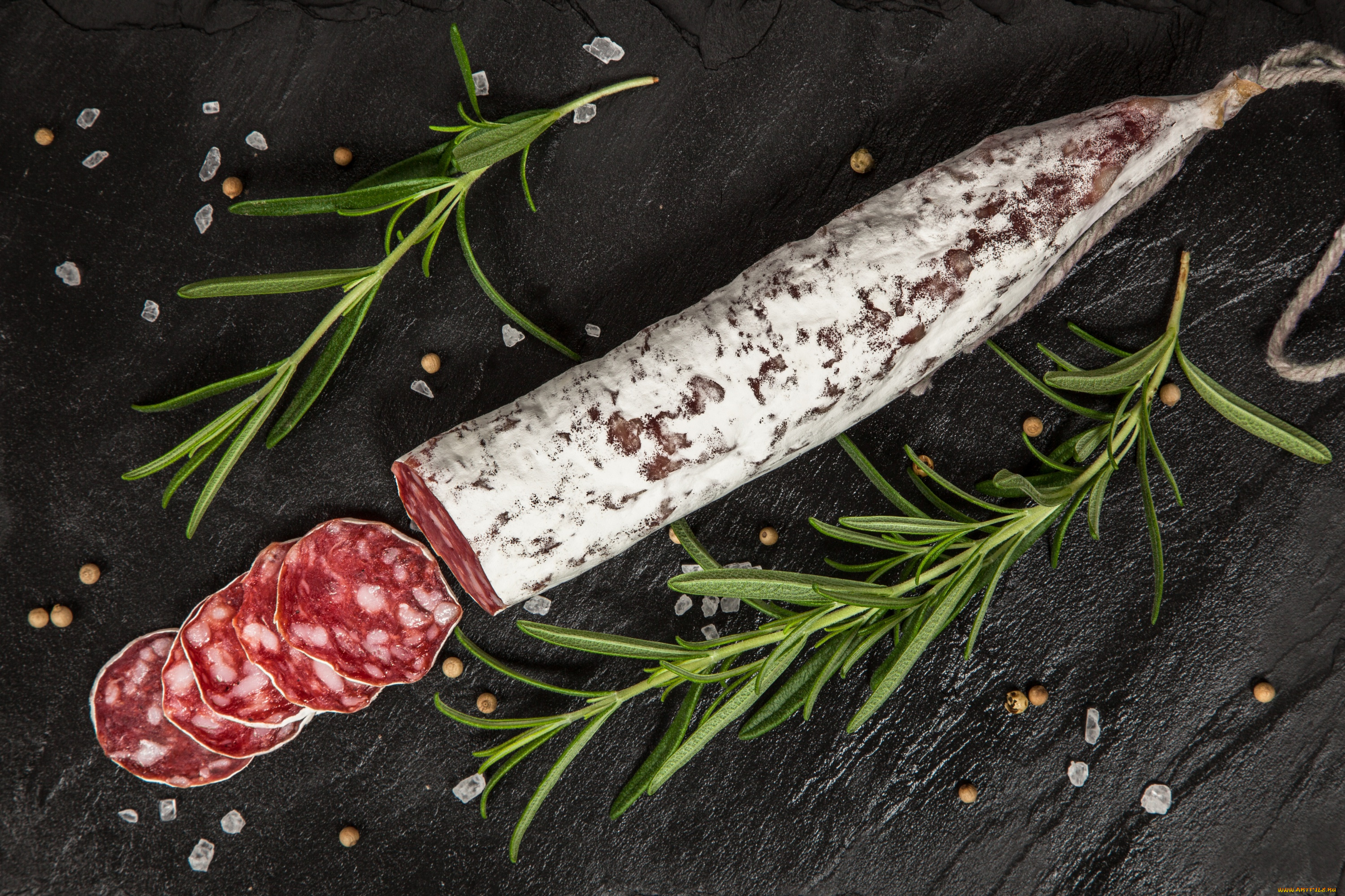 еда, колбасные, изделия, колбасное, изделие, приправы, нарезка, салями