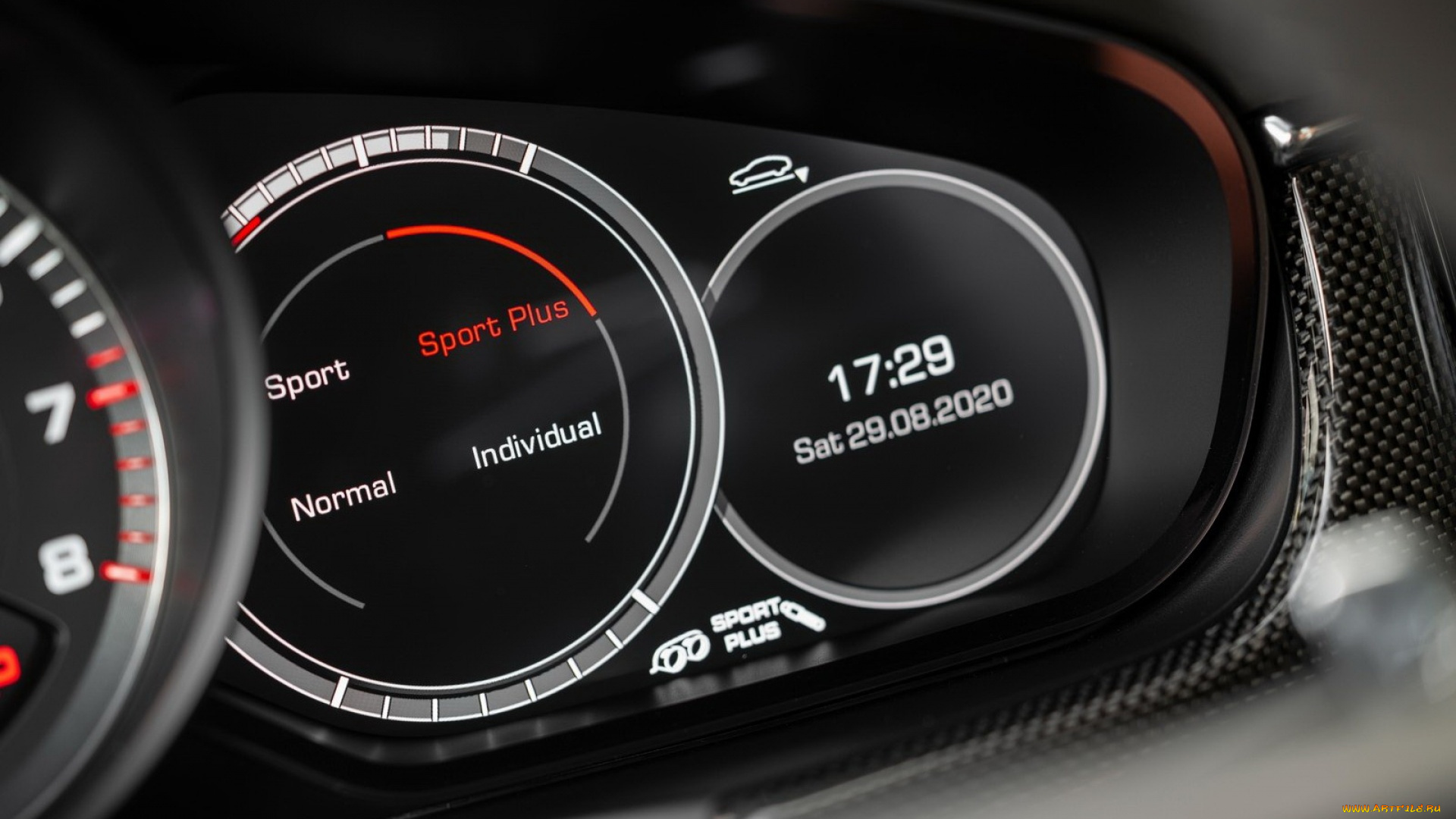 автомобили, спидометры, торпедо, porsche, panamera, turbo, s, 2021, приборная, панель, порше, панамера