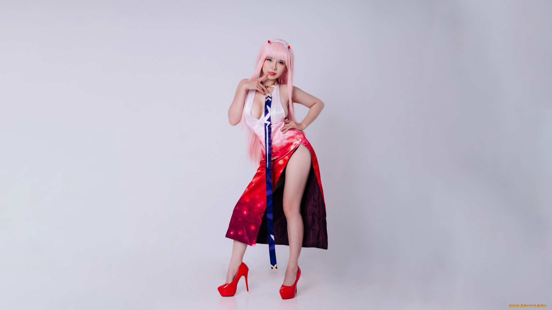 девушки, -, креатив, , косплей, косплей, cosplay, pichan