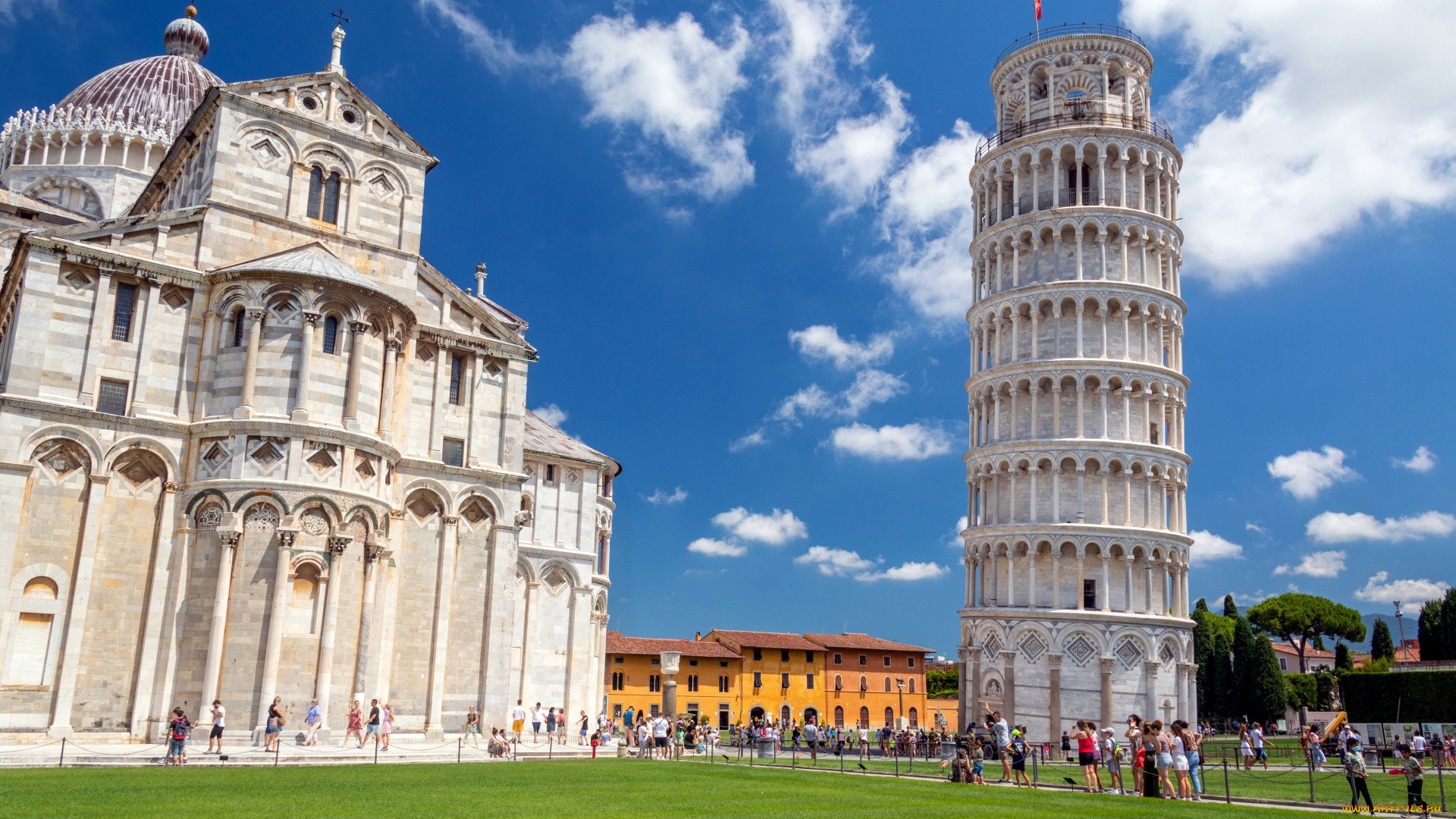 leaning, tower, города, пиза, , италия, leaning, tower